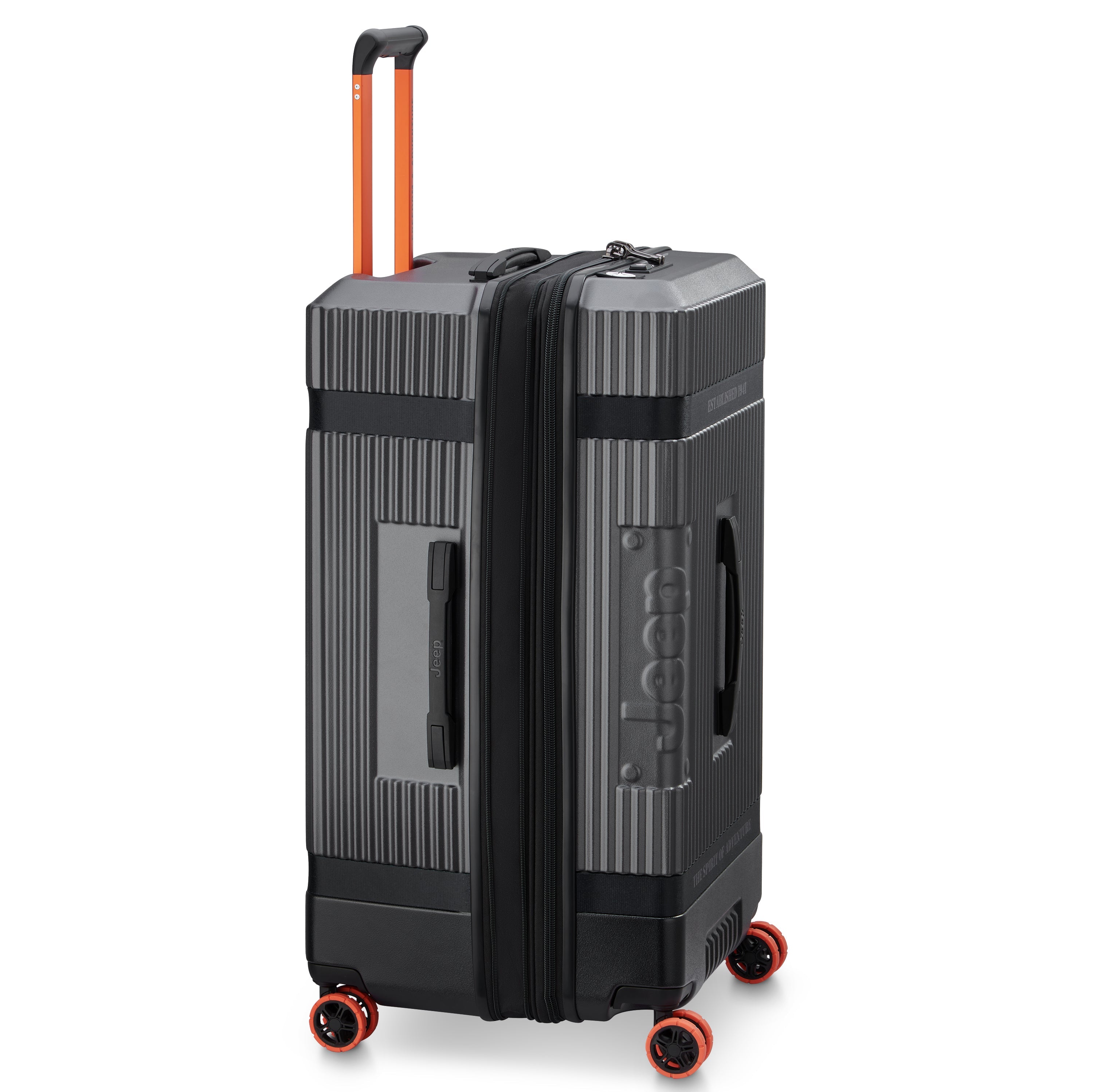 JH001A |  32-Inch Expandable Check-In Trunk Suitcase, Anthracite
