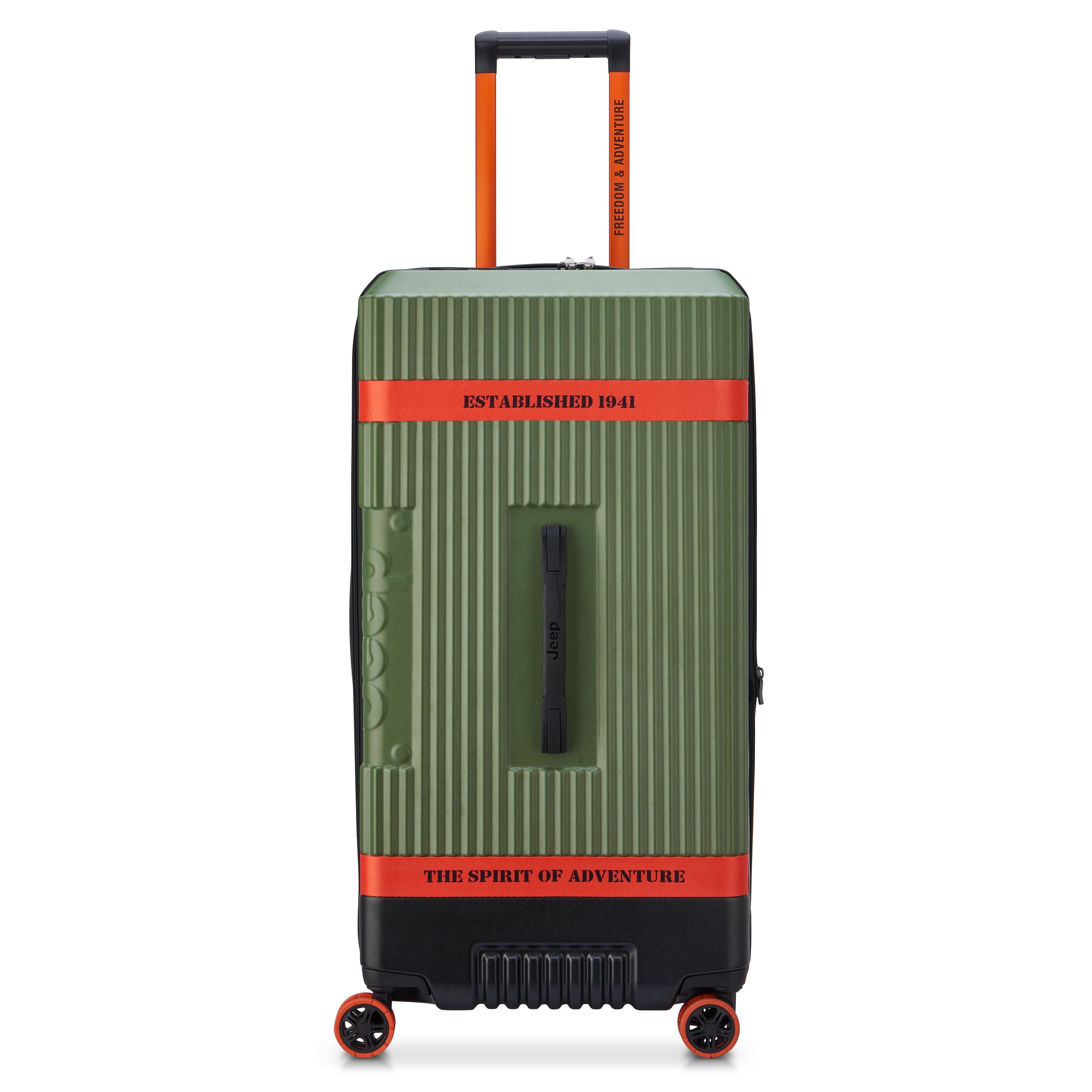 JH001A |  32-Inch Expandable Check-In Trunk Suitcase, Green