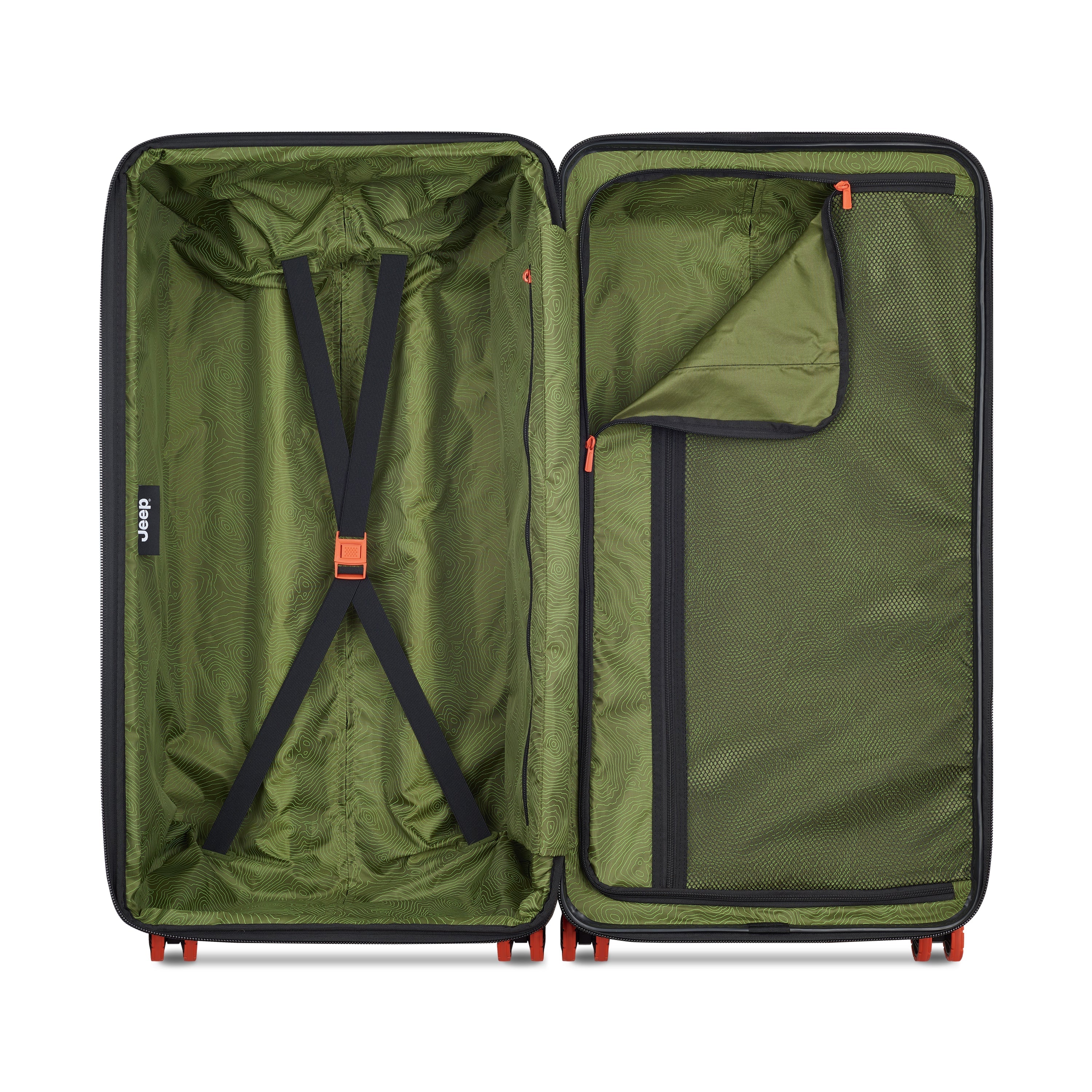 JH001A |  32-Inch Expandable Check-In Trunk Suitcase, Green