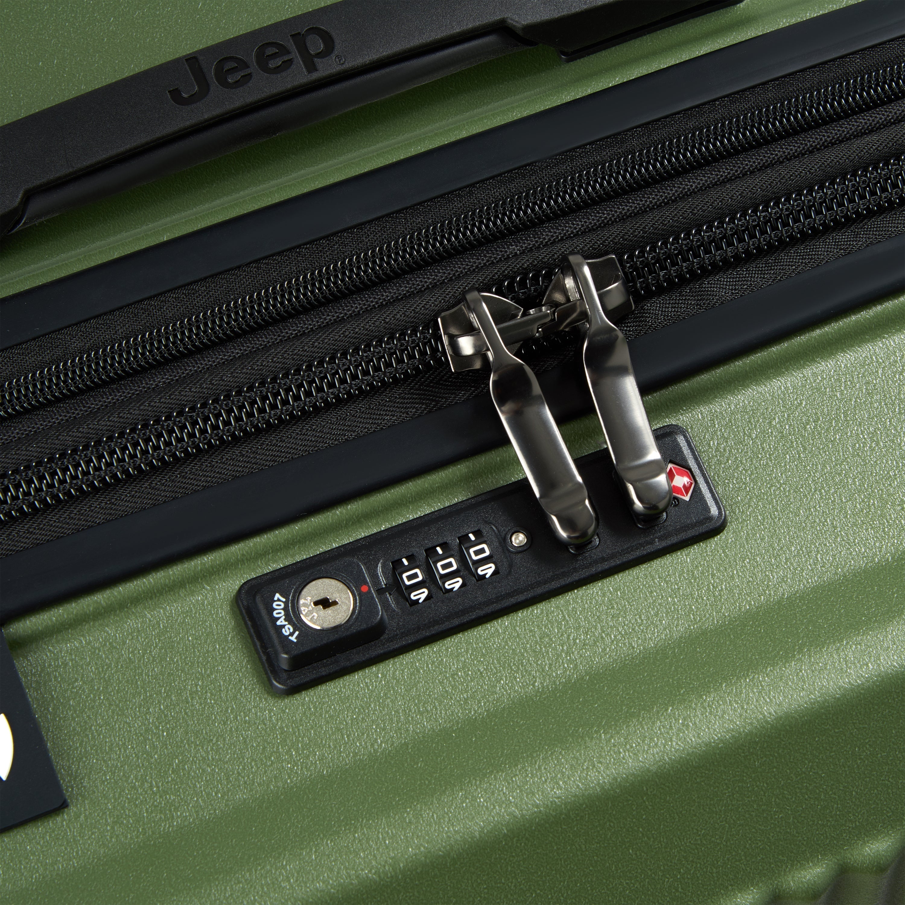 JH001A |  32-Inch Expandable Check-In Trunk Suitcase, Green