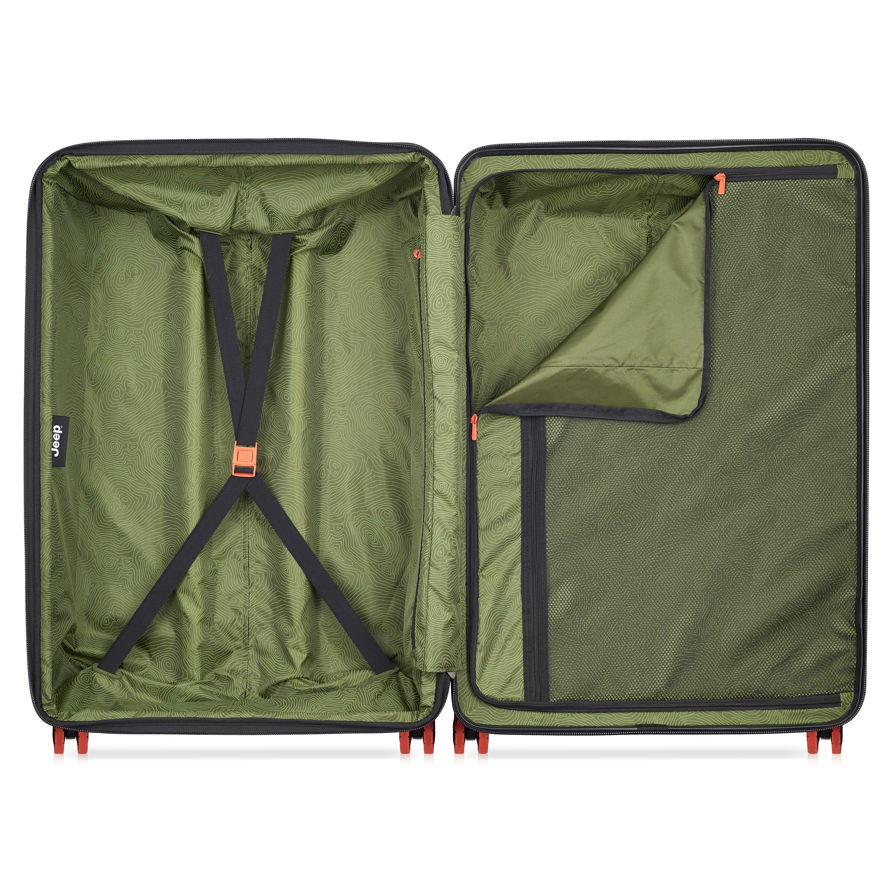 JH001A |  32-Inch Expandable Check-In Suitcase, Silver