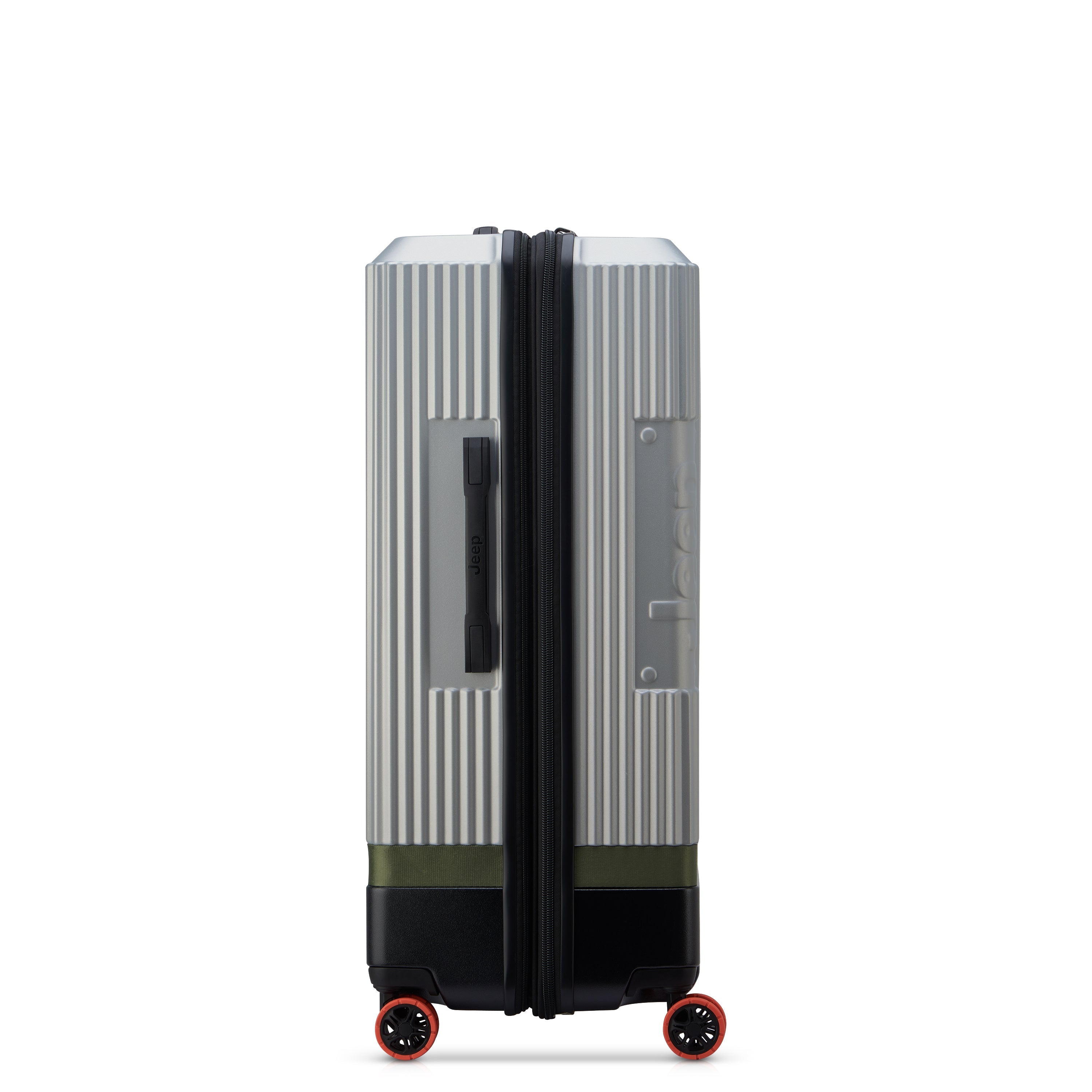 JH001A |  32-Inch Expandable Check-In Suitcase, Silver