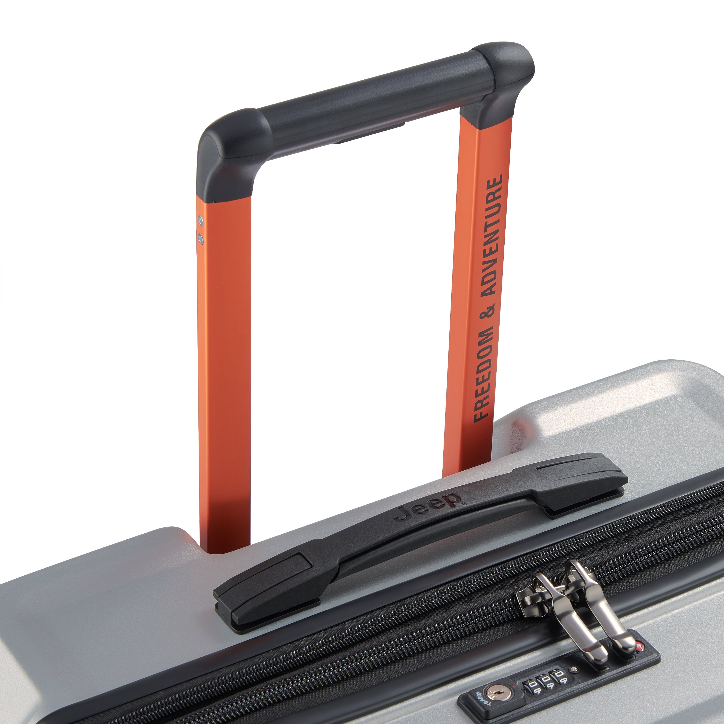 JH001A |  32-Inch Expandable Check-In Suitcase, Silver