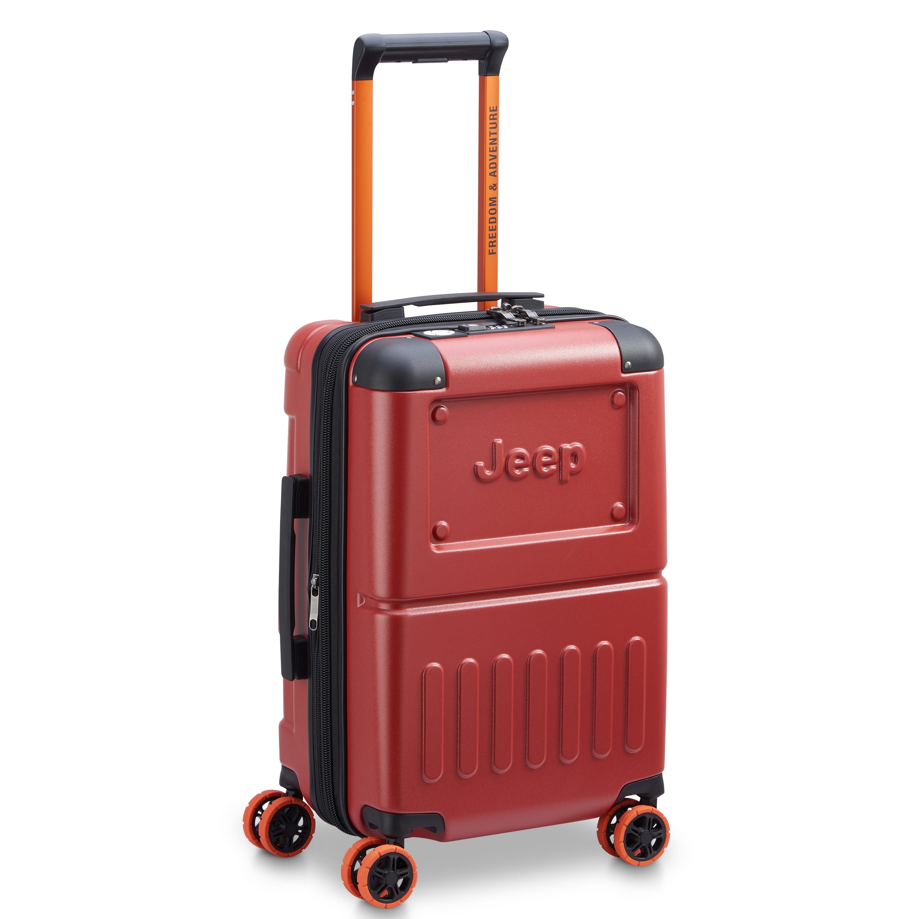JH002B |  22-Inch Expandable Carry-On Suitcase, Chilli pepper