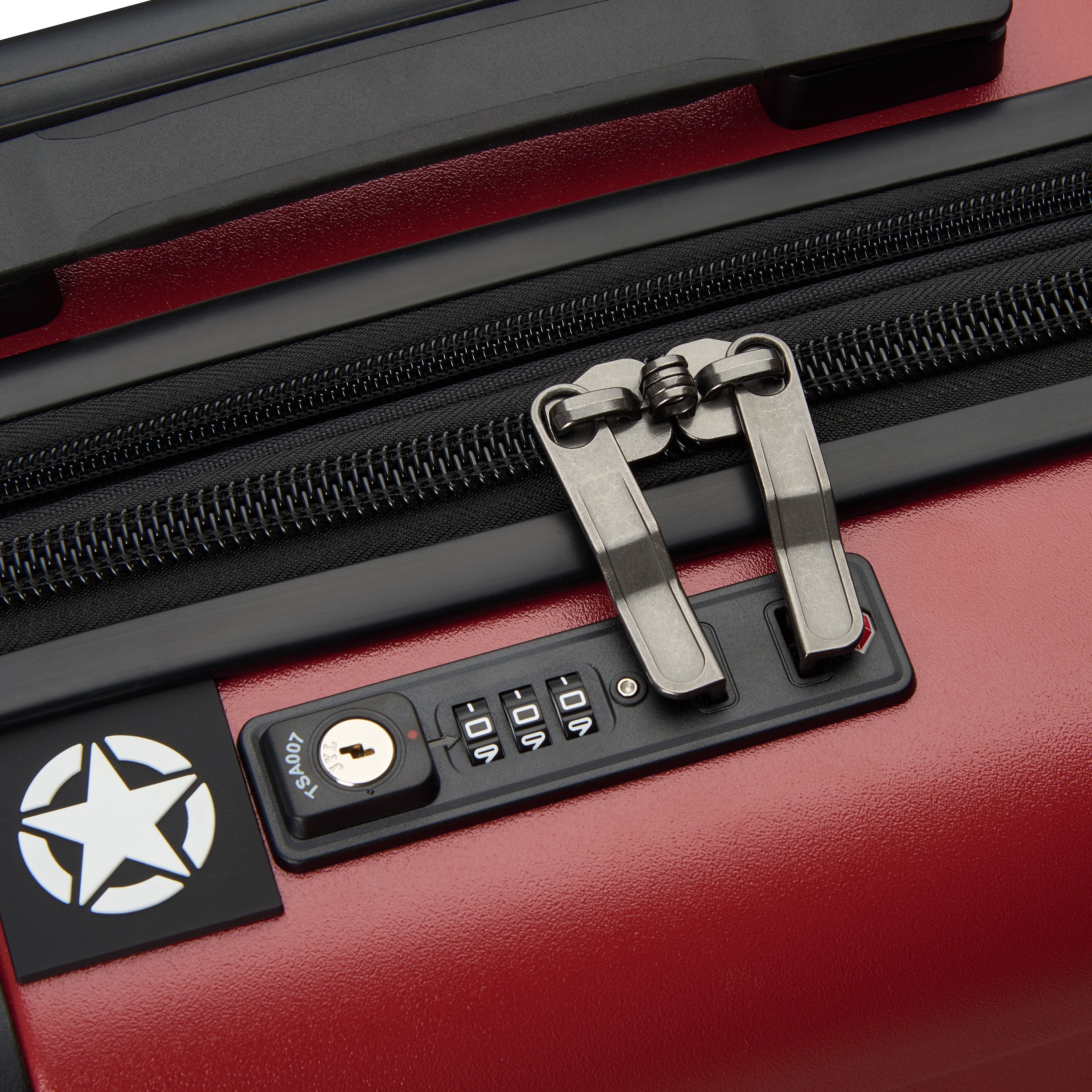 JH002B |  22-Inch Expandable Carry-On Suitcase, Chilli pepper