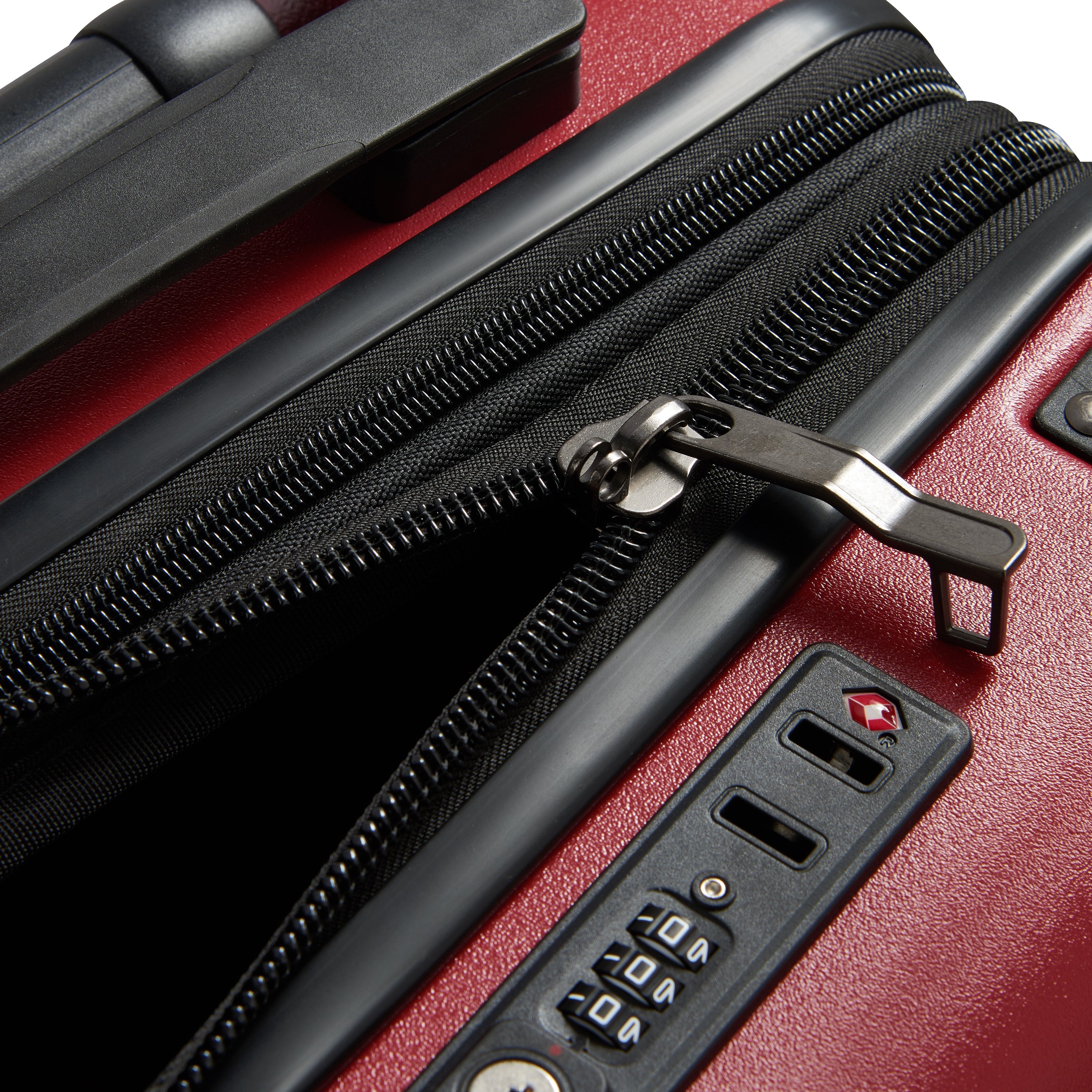 JH002B |  22-Inch Expandable Carry-On Suitcase, Chilli pepper