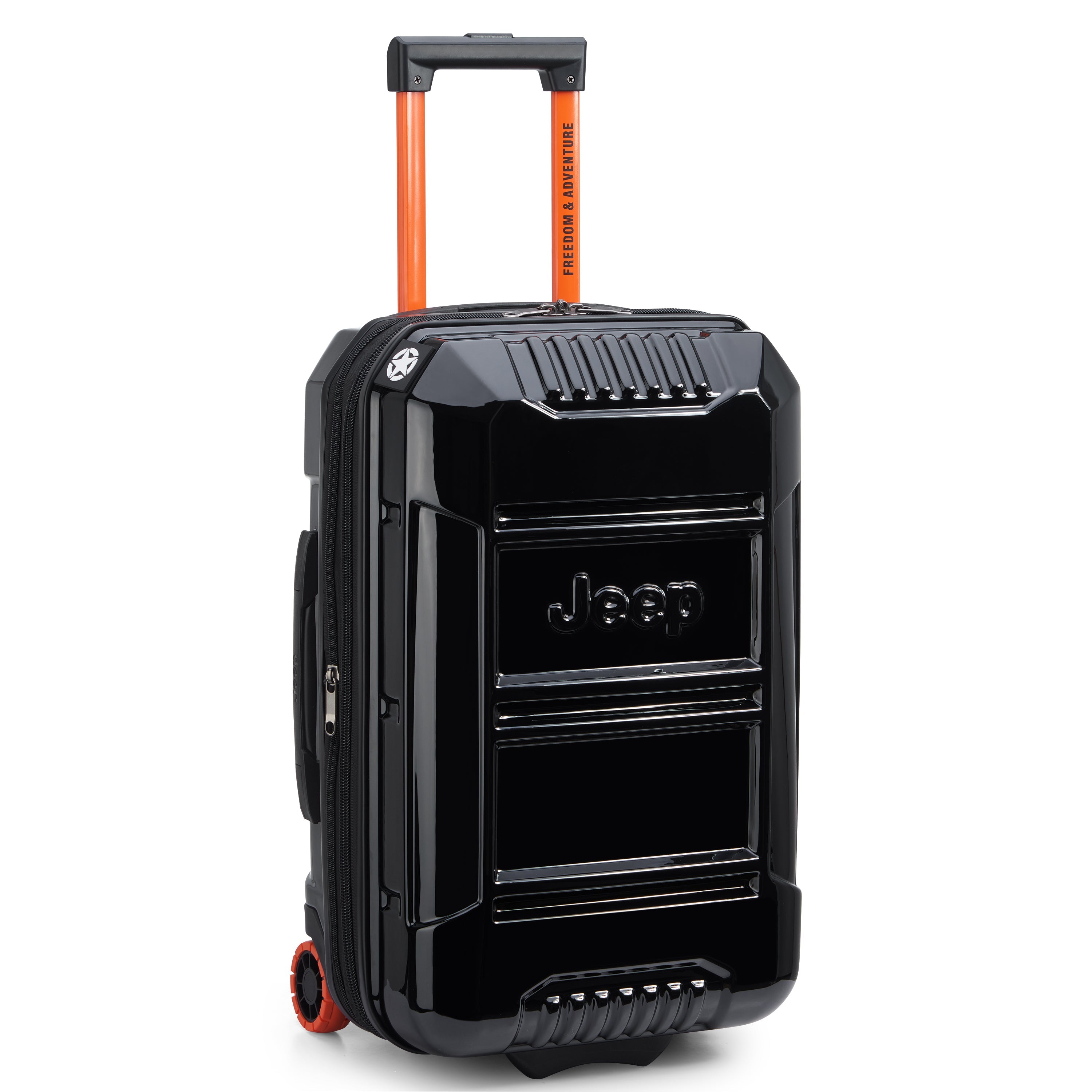 JH003B| Valise 2 roues Cabine Extensible 58 CM NOIR
