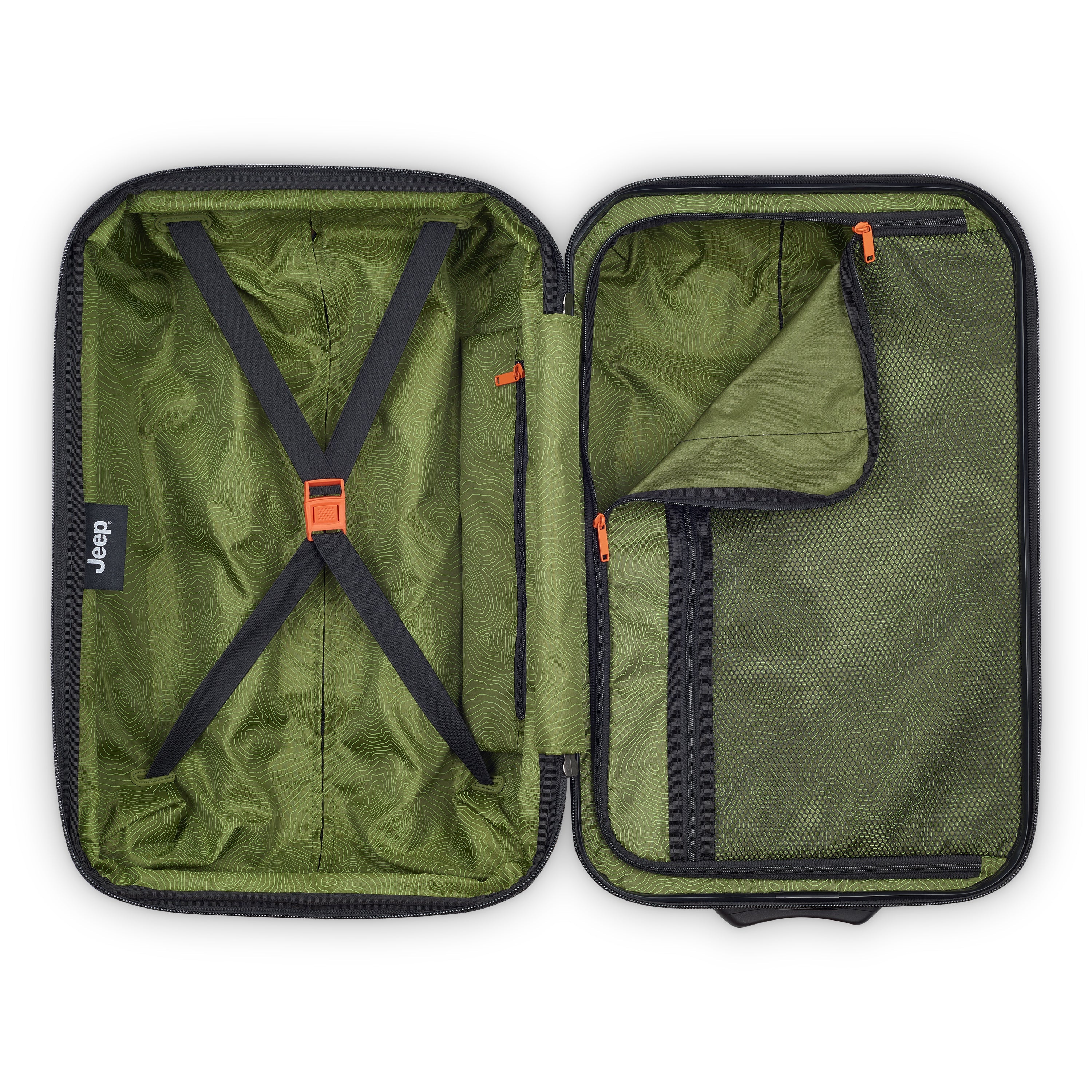 JH003B| Valise 2 roues Cabine Extensible 58 CM NOIR