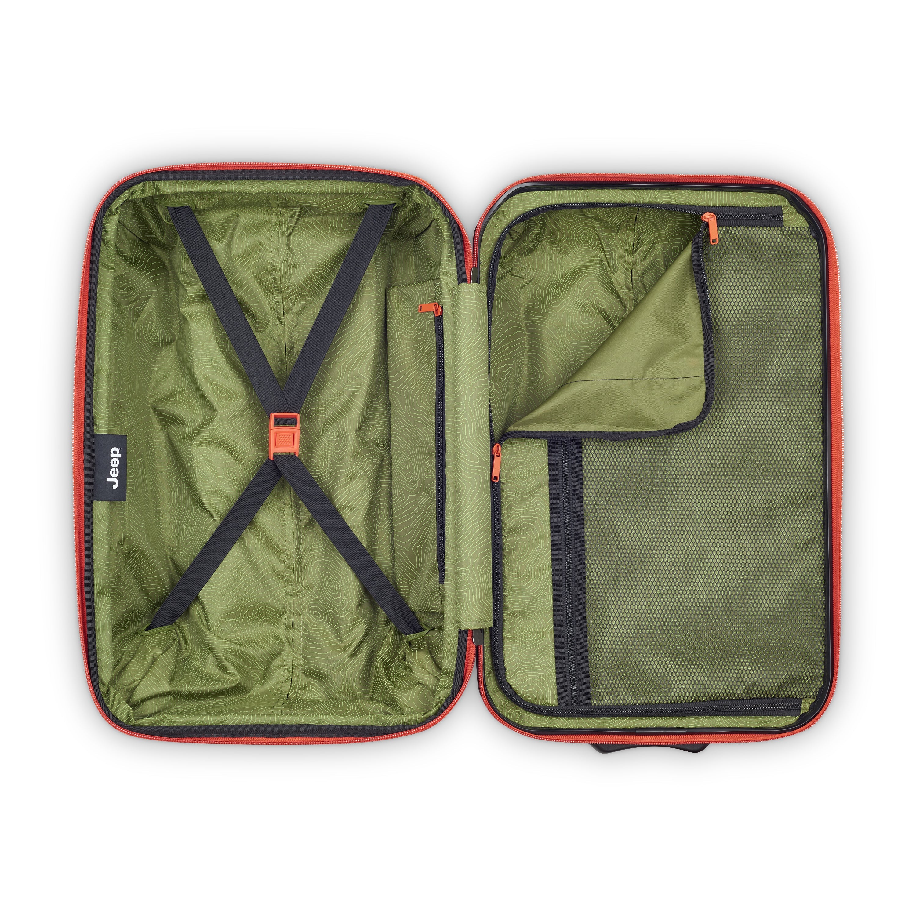 JH003B| Valise 2 roues Cabine Extensible 58 CM TOMATE