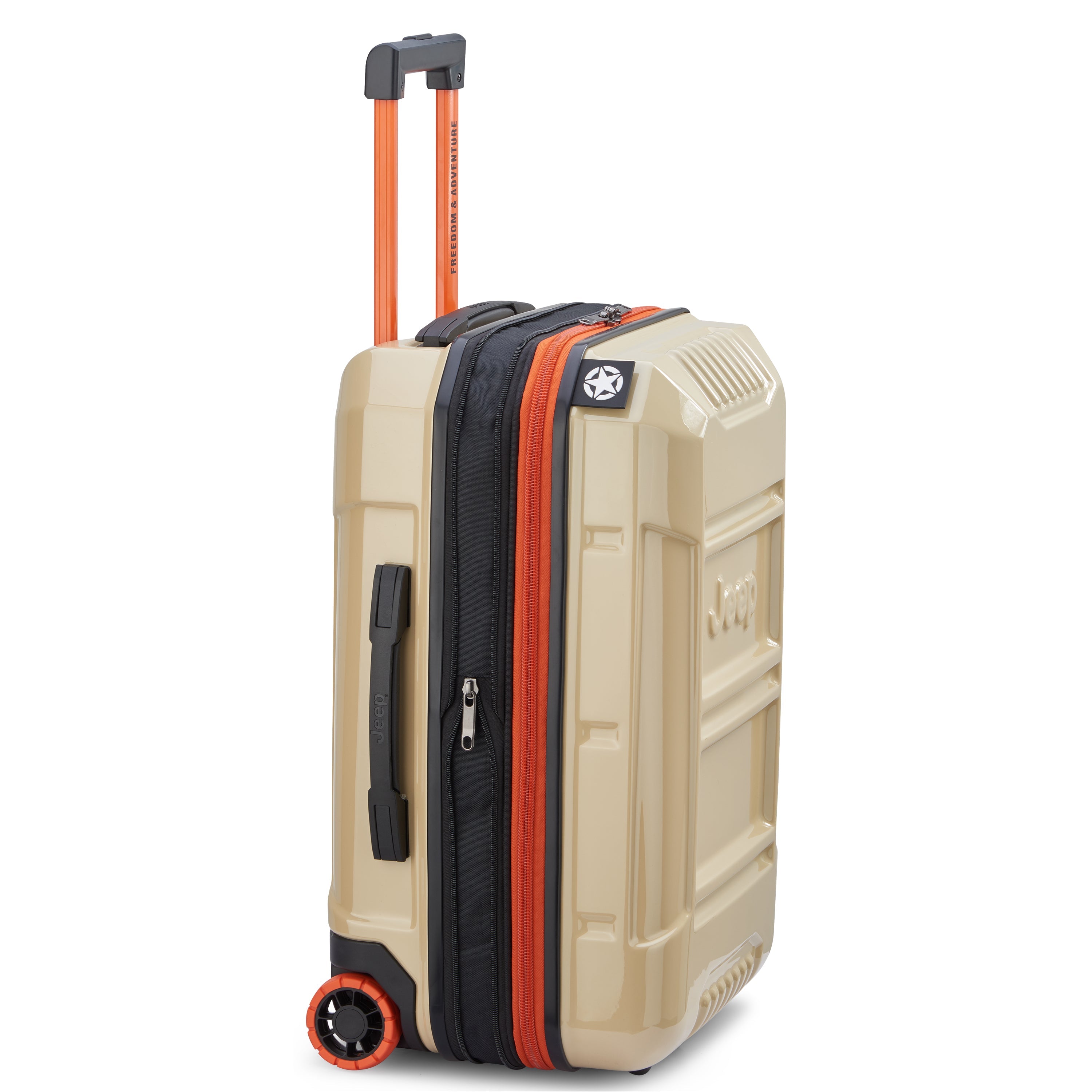 JH003B| Valise 2 roues Cabine Extensible 58 CM SABLE CHAUD