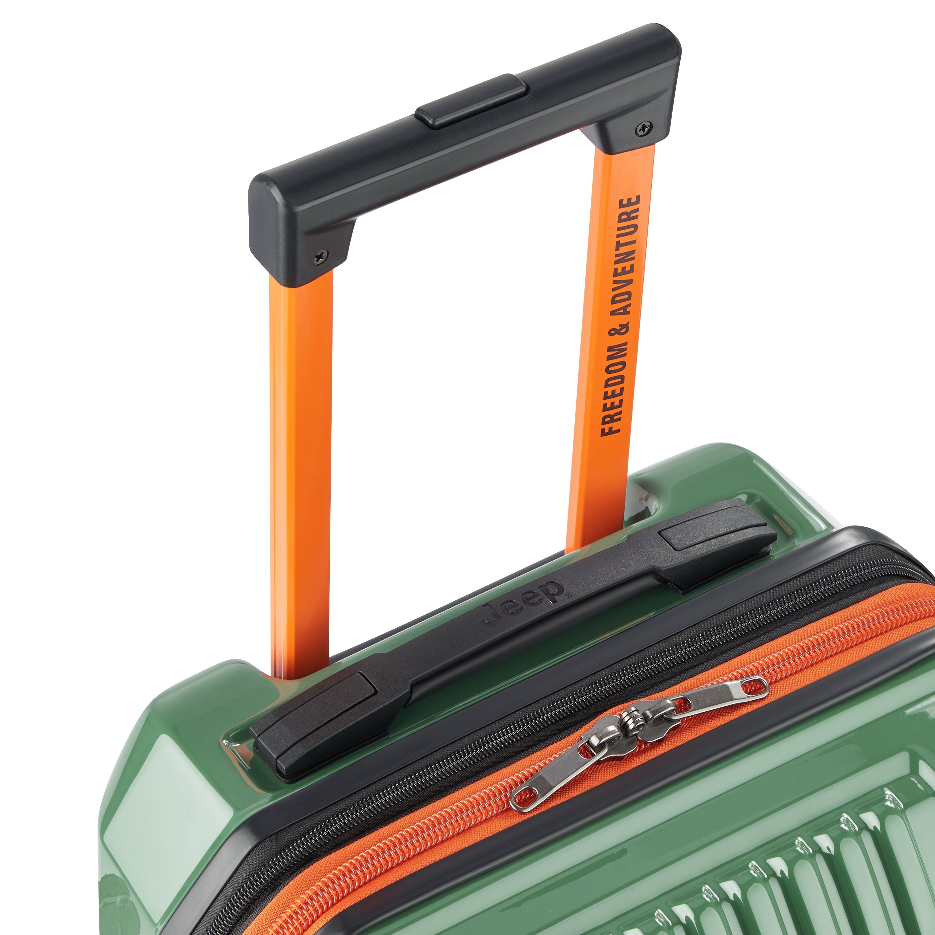 JH003B |  23-Inch 2-Wheeled Expandable Carry-On Suitcase, Elm green