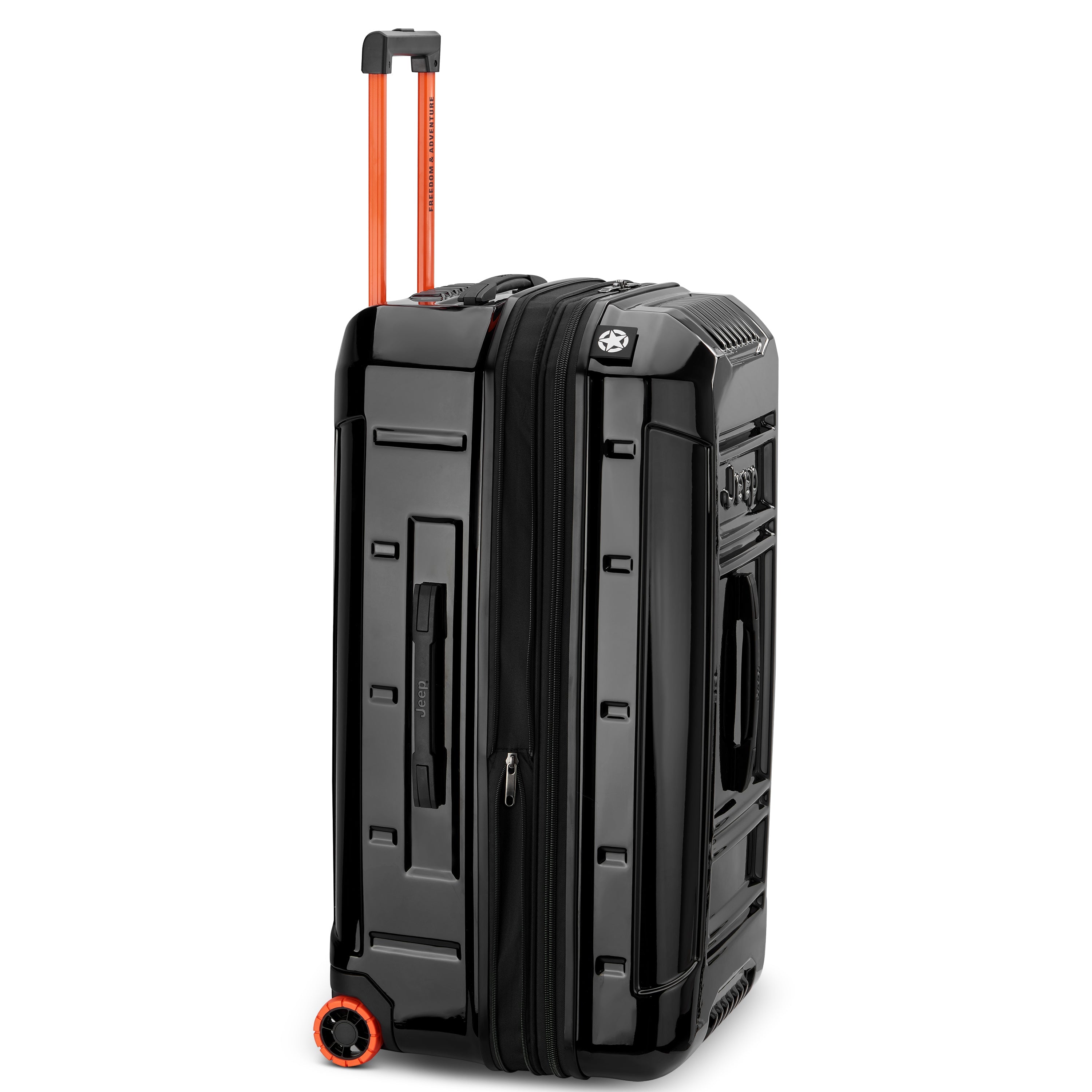 JH003B |  32-Inch 2-Wheeled Expandable Check-In Suitcase, Black
