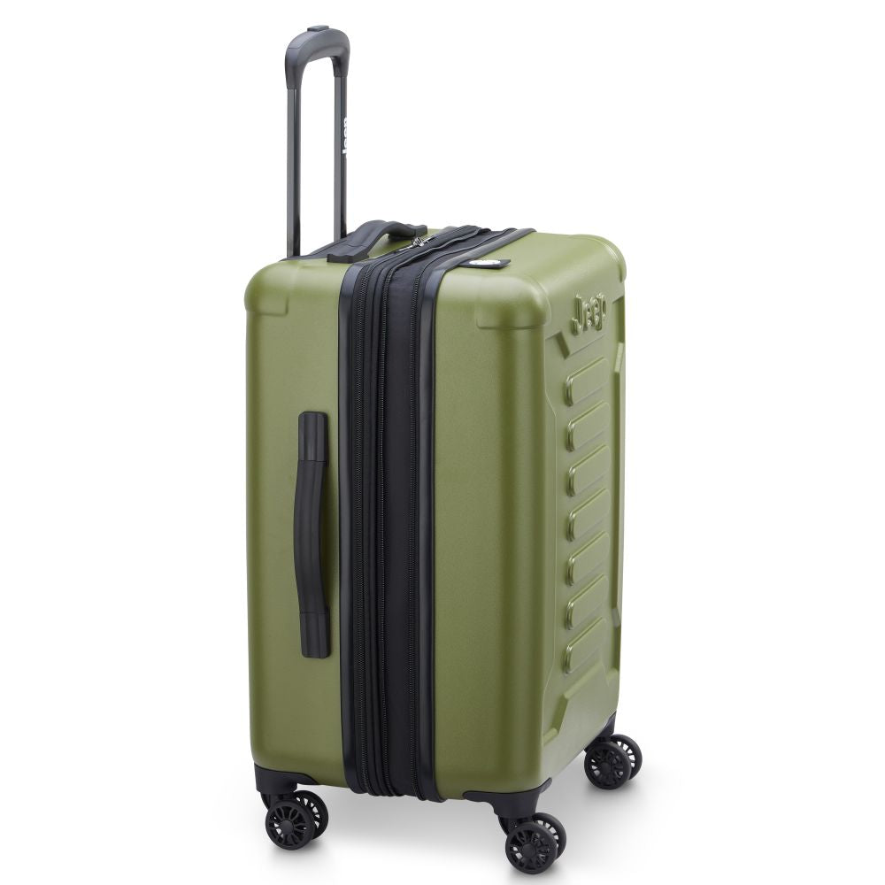 JH004C | 23-Inch Expandable Carry-On Suitcase, Avocado