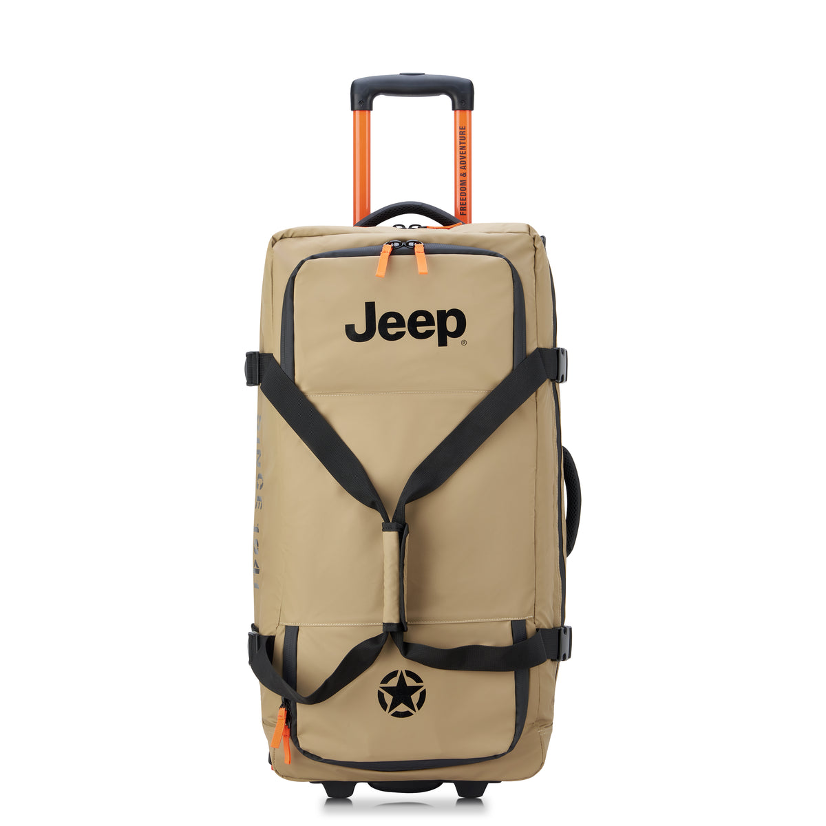 JS005A | 32-Inch 2-Wheeled Duffel Bag, Warm sand