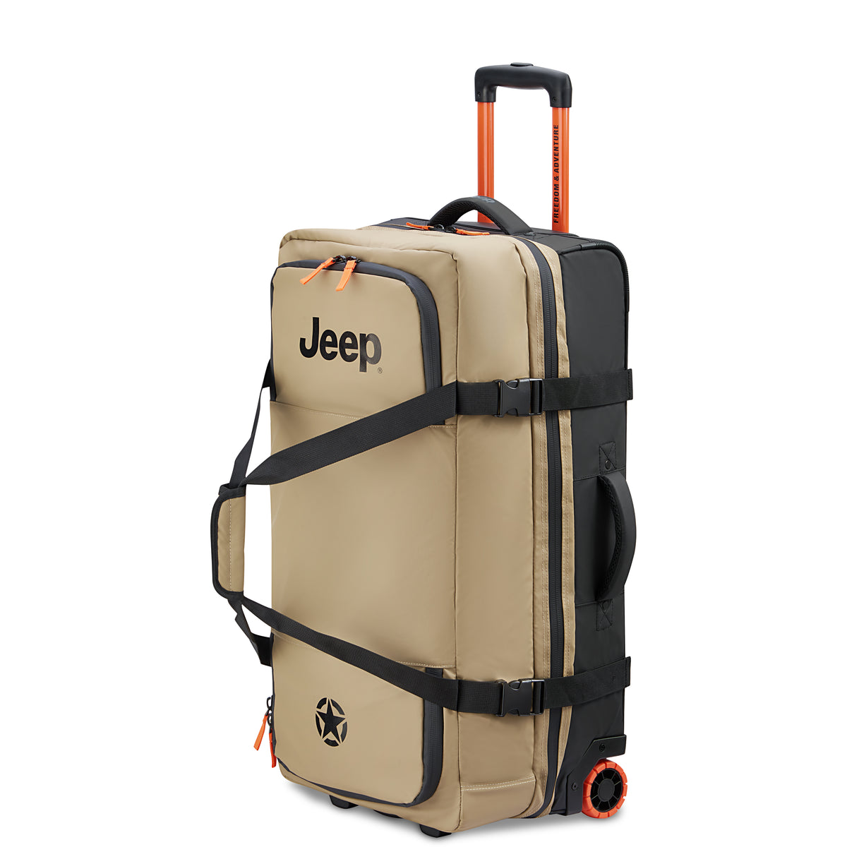JS005A | 32-Inch 2-Wheeled Duffel Bag, Warm sand