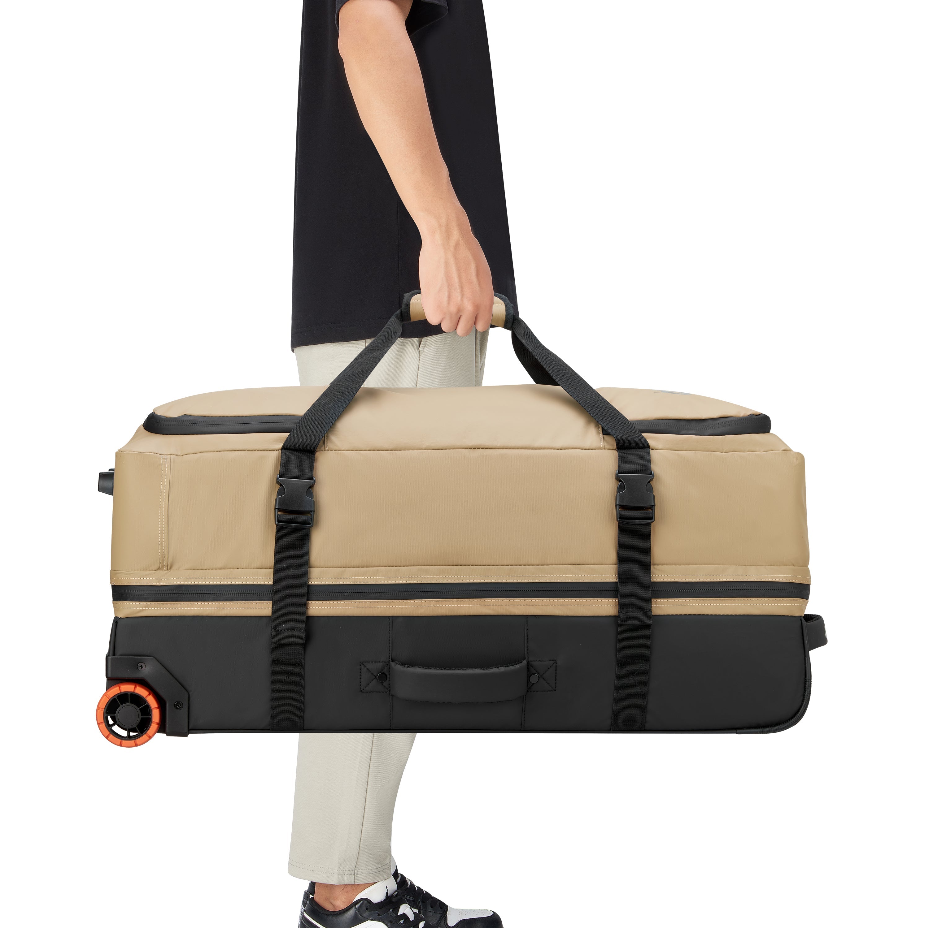 JS005A |  32-Inch 2-Wheeled Duffel Bag, Warm sand
