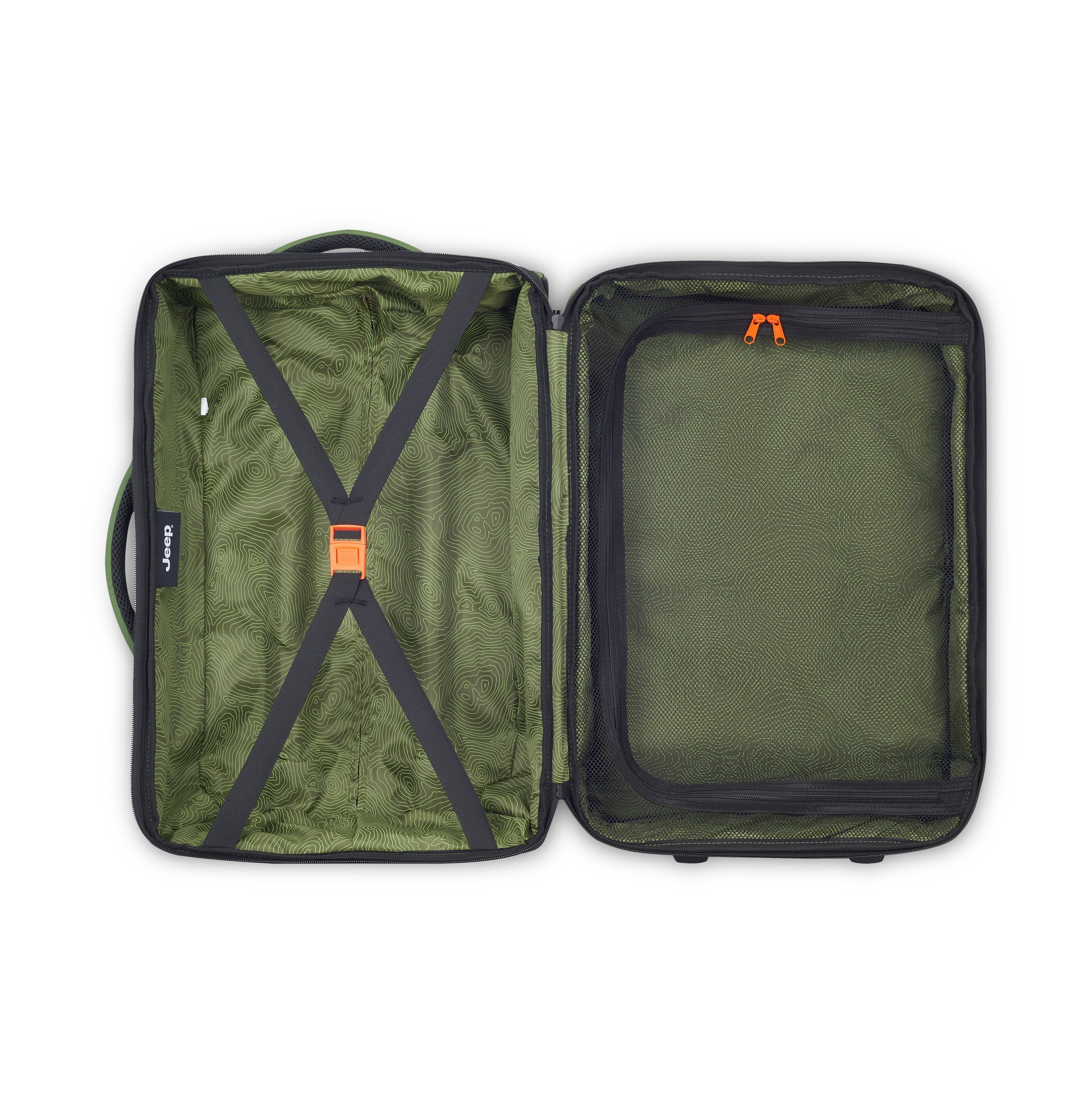 JS006B| Sac de Voyage 2 roues 50 CM VERT ORME