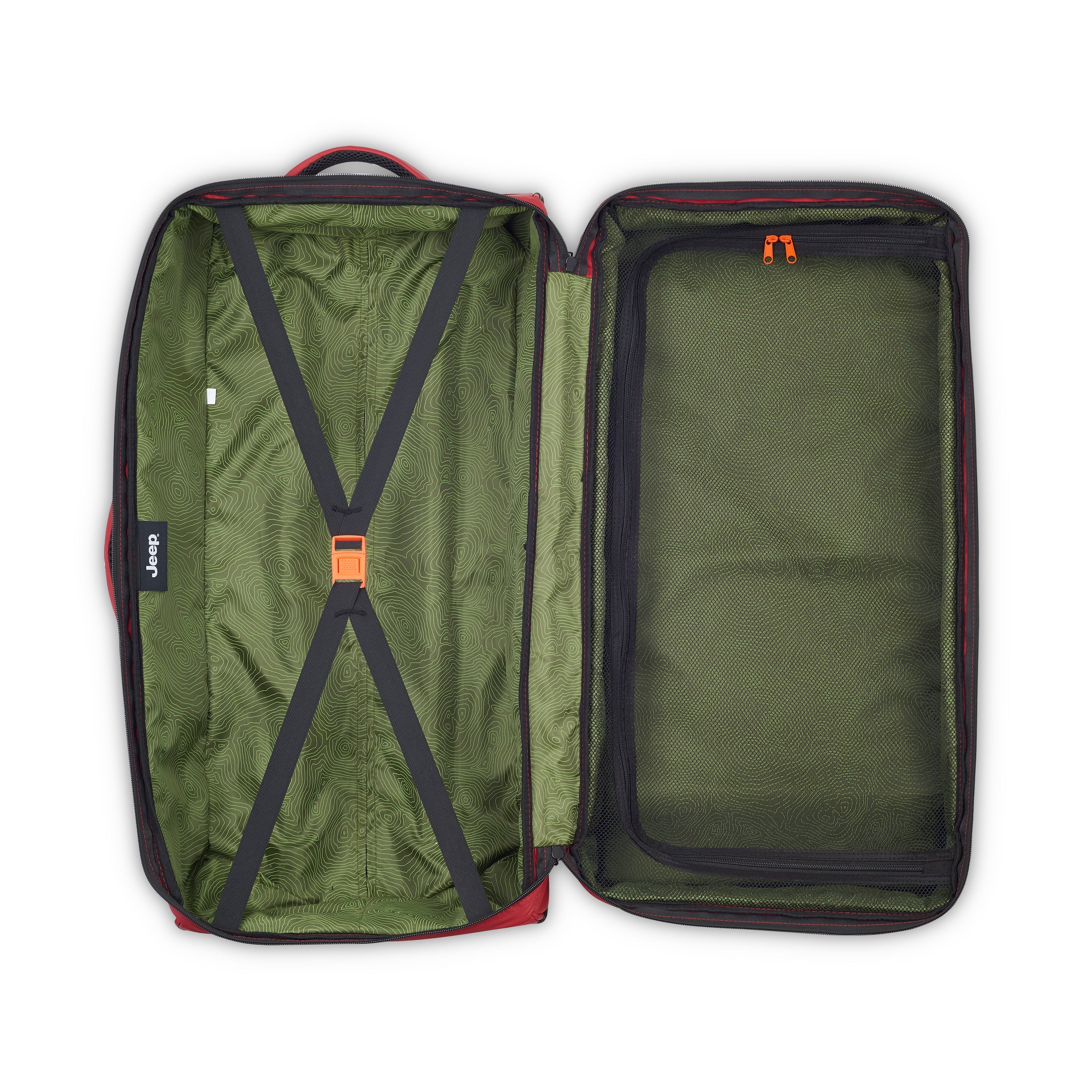 JS006B |  29-Inch 2-Wheeled Duffel Bag, Tomato