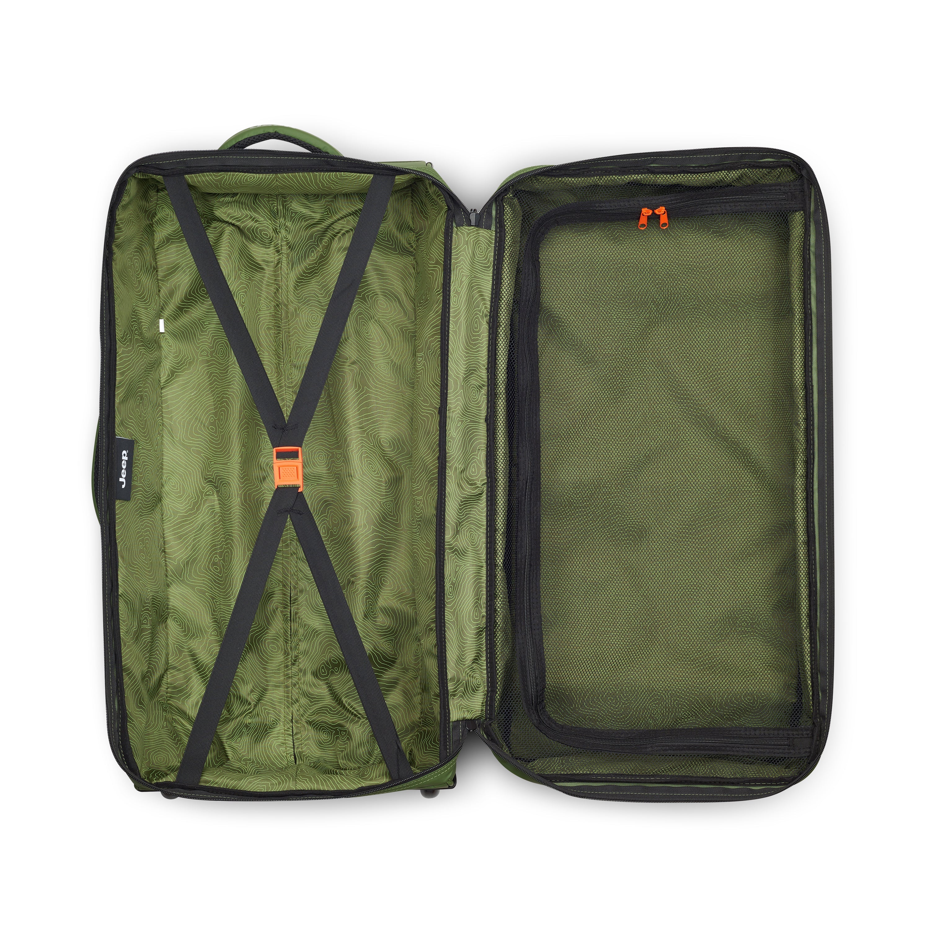 JS006B| Sac de Voyage 2 roues 73 CM VERT ORME