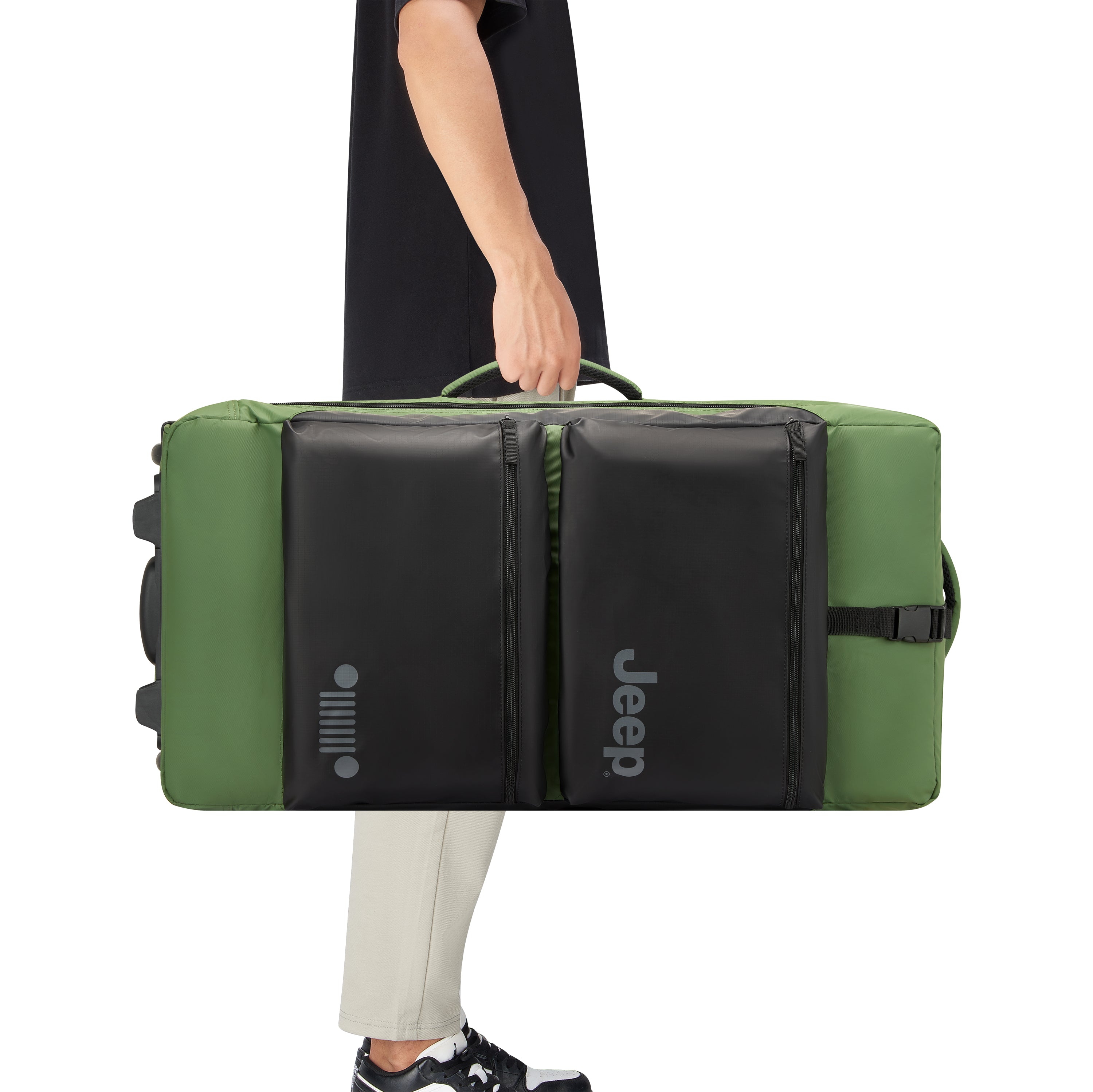 JS006B| Sac de Voyage 2 roues 73 CM VERT ORME