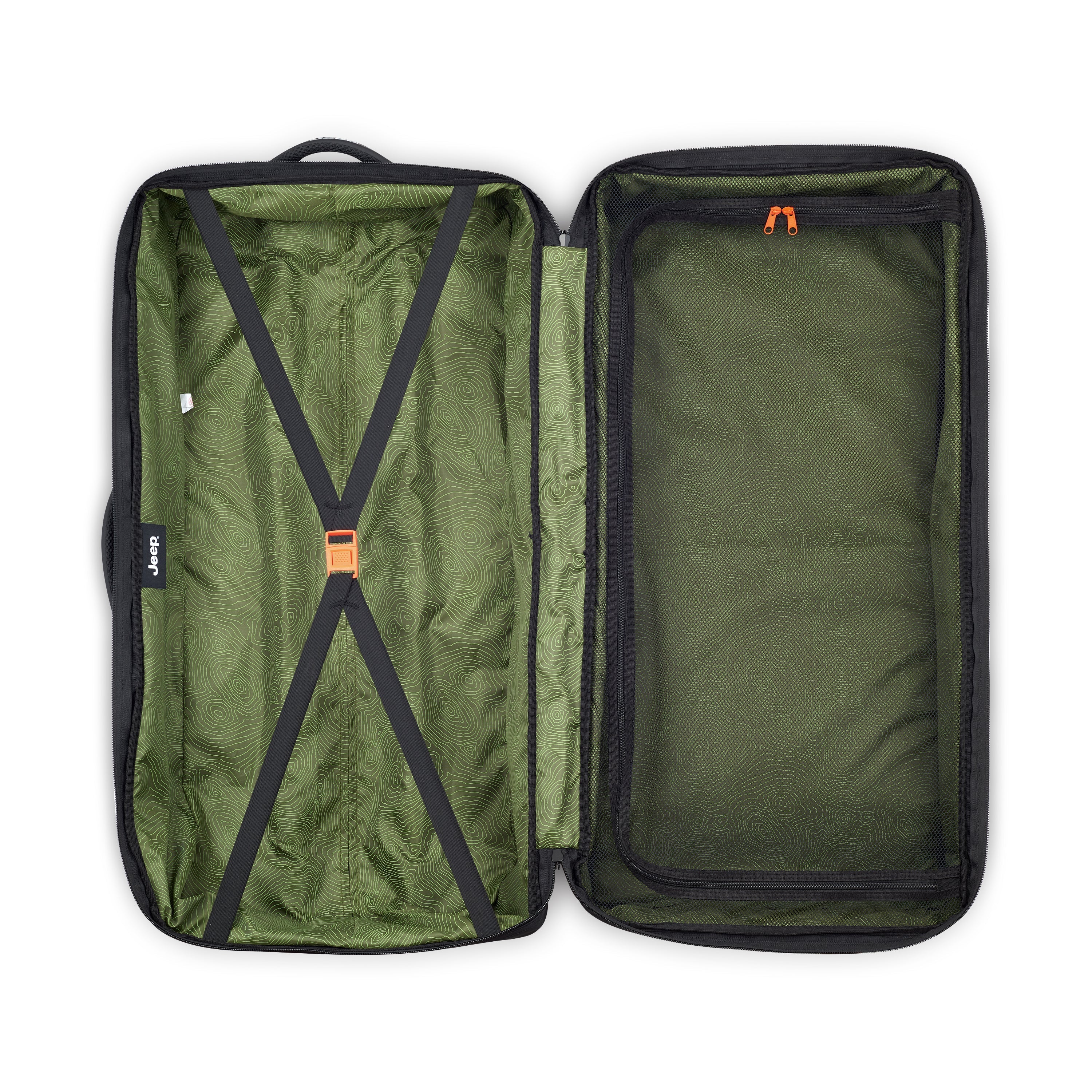 JS006B |  32-Inch 2-Wheeled Duffel Bag, Black