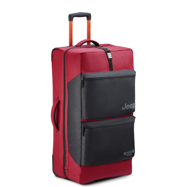 JS006B | 32-Inch 2-Wheeled Duffel Bag, Tomato | DELSEY PARIS JS006B | 32-Inch 2-Wheeled Duffel Bag, Tomato | DELSEY PARIS