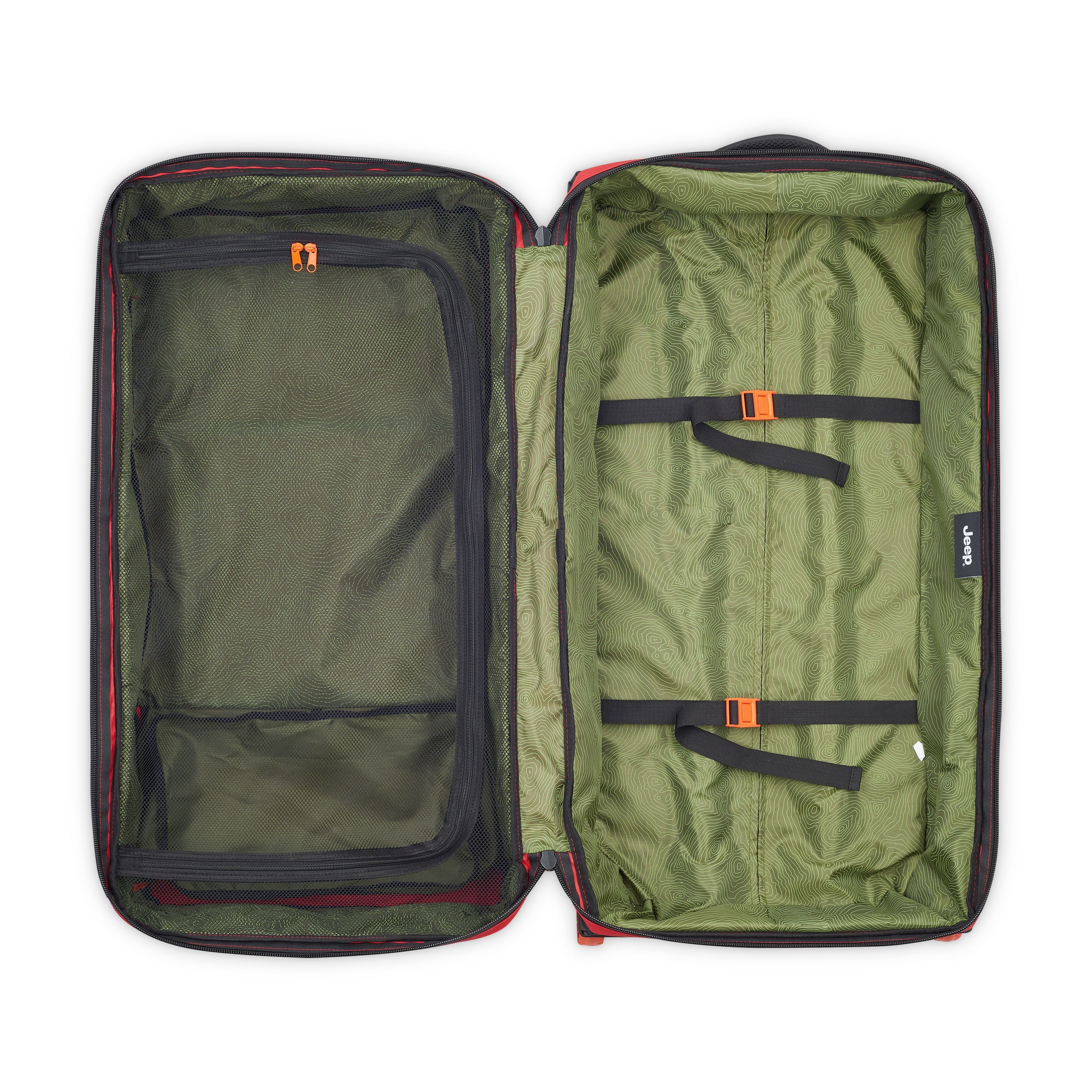 JS006B |  32-Inch 2-Wheeled Duffel Bag, Tomato