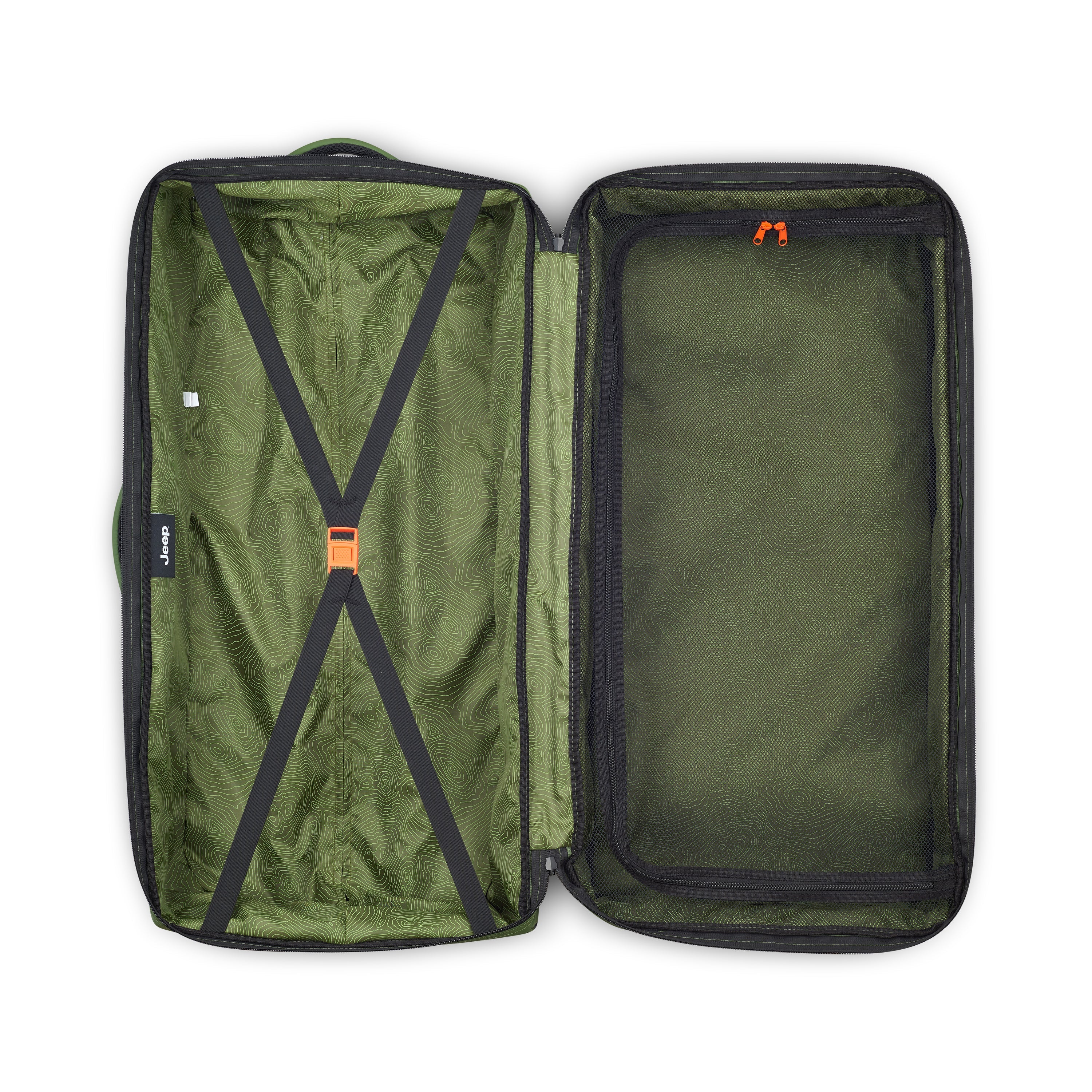 JS006B| Sac de Voyage 2 roues 81 CM VERT ORME