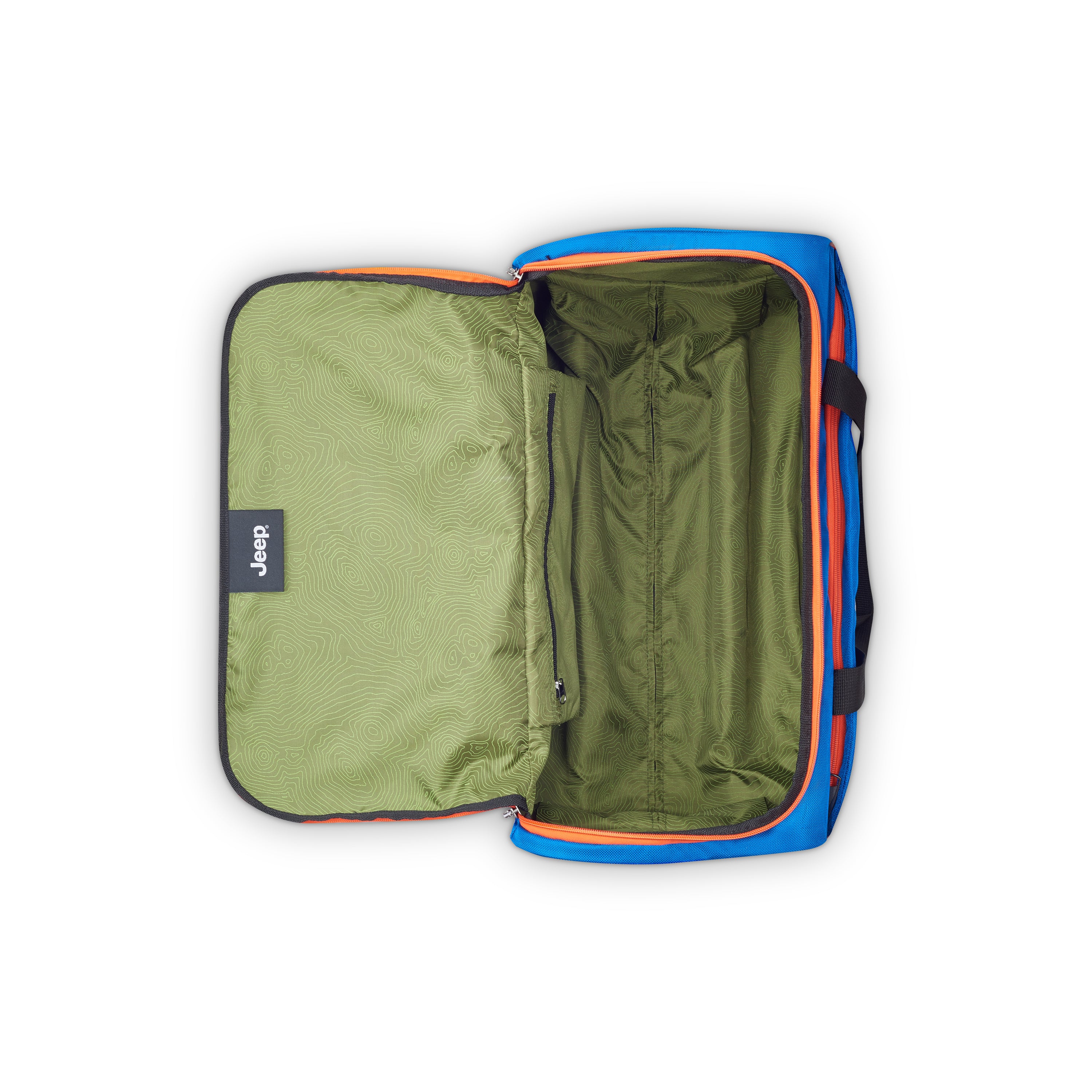 JS009D | 20-Inch 2-Wheeled Duffel Bag, Blue