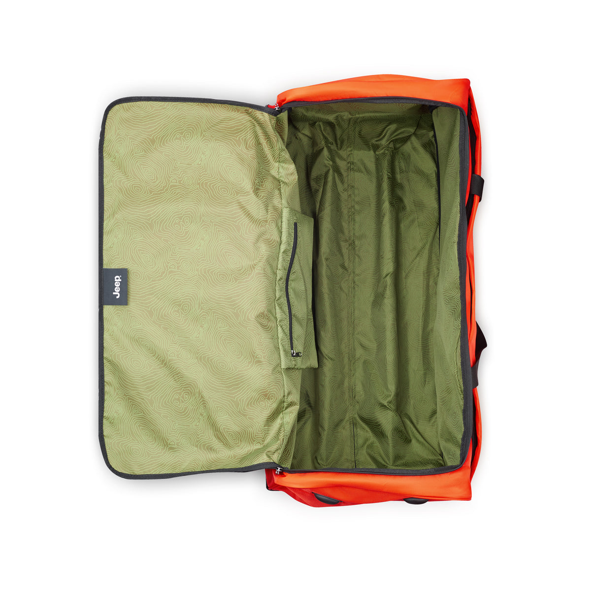 JS009D | 32-Inch 2-Wheeled Duffel Bag, Orange