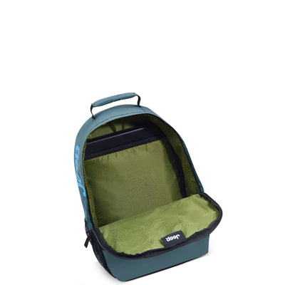 JS012C - Dual Material Laptop Backpack