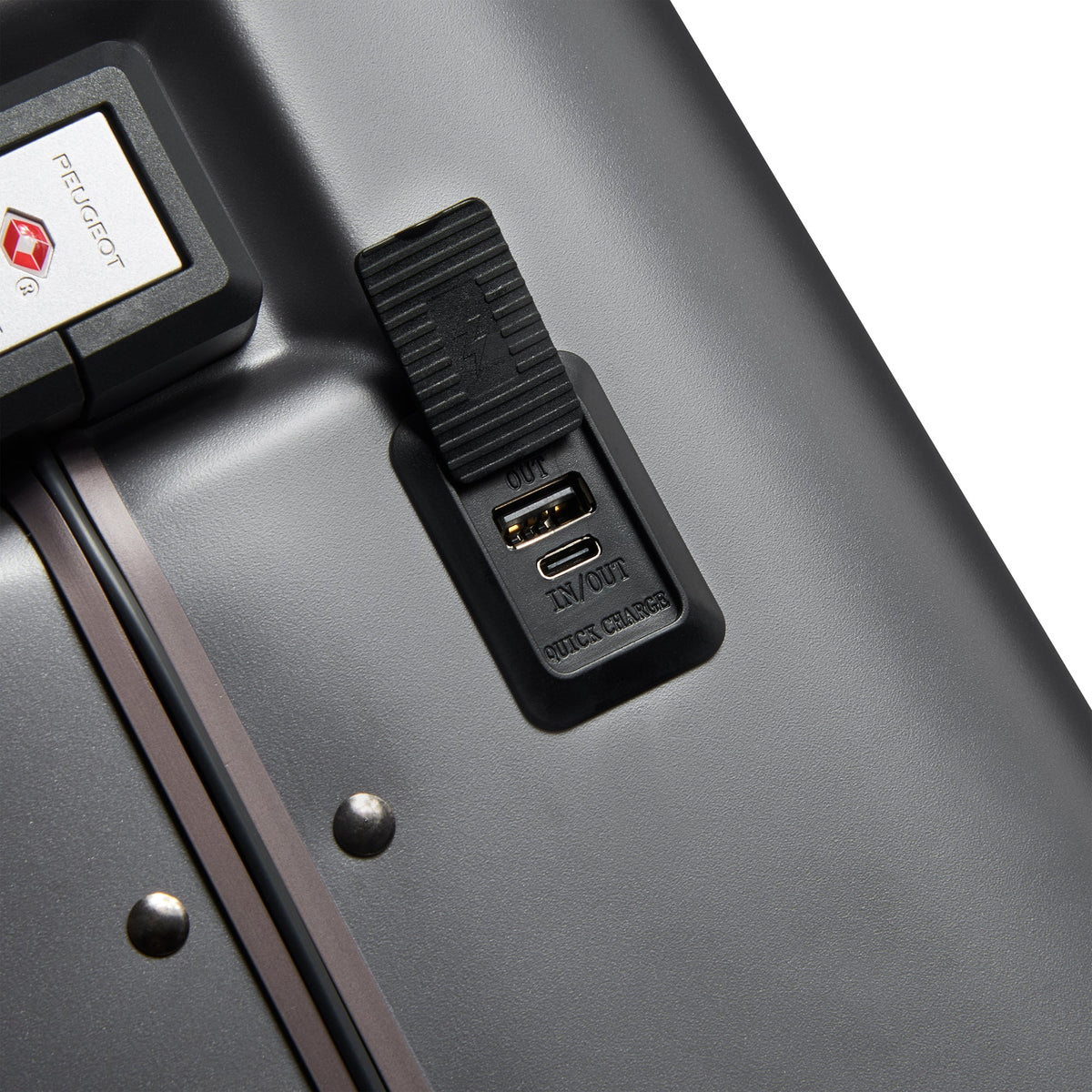 PEUGEOT VOYAGES | 21 -inch Carry-On Suitcase, Anthracite