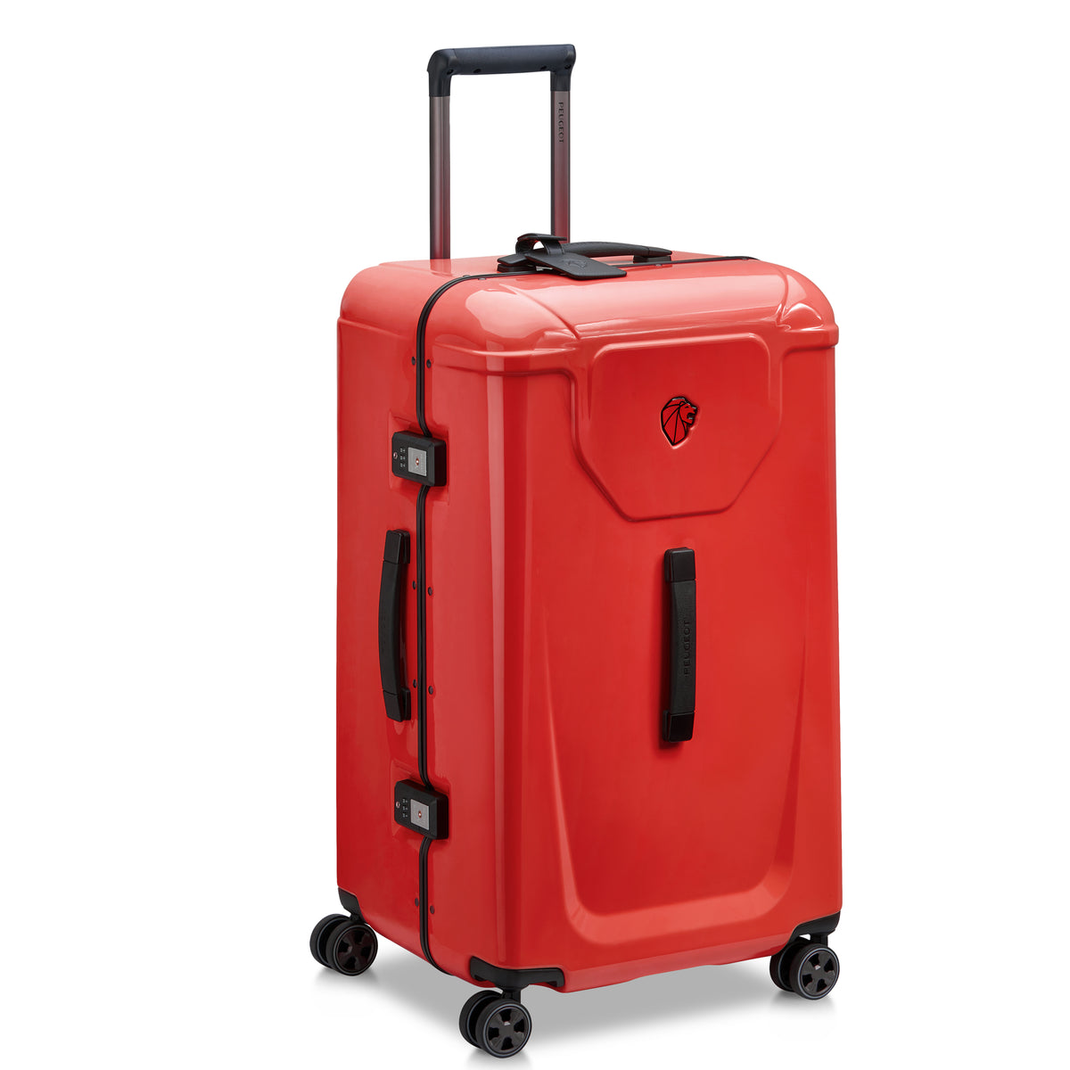 PEUGEOT VOYAGES | 28-inch Large Check-In Trunk, Red