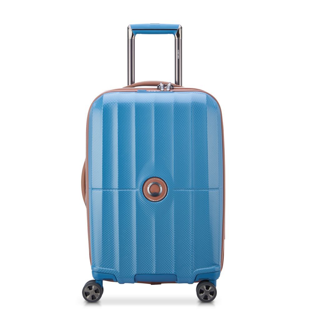 CARROUSEL | 22-Inch Expandable Carry-On Suitcase, Ultramarine blue