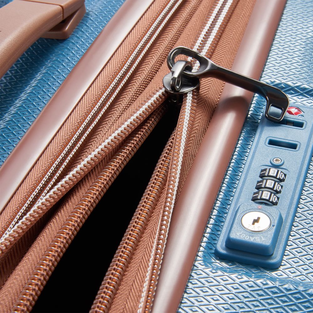 CARROUSEL | 27-Inch Expandable Check-In Suitcase, Ultramarine blue