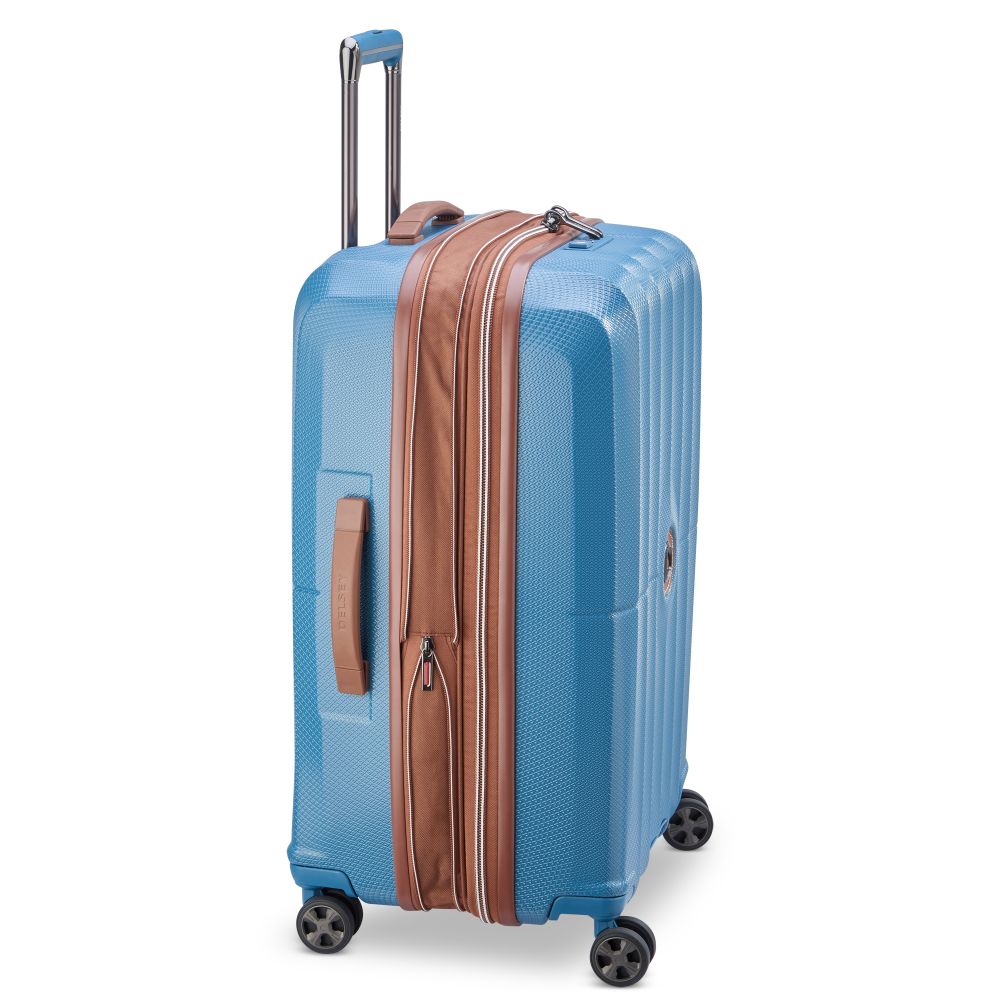 CARROUSEL | 27-Inch Expandable Check-In Suitcase, Ultramarine blue
