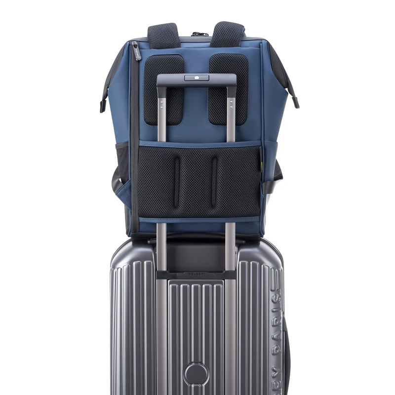 Turenne Soft: Laptop Backpack Tote, Navy | Delsey Paris, US( en)