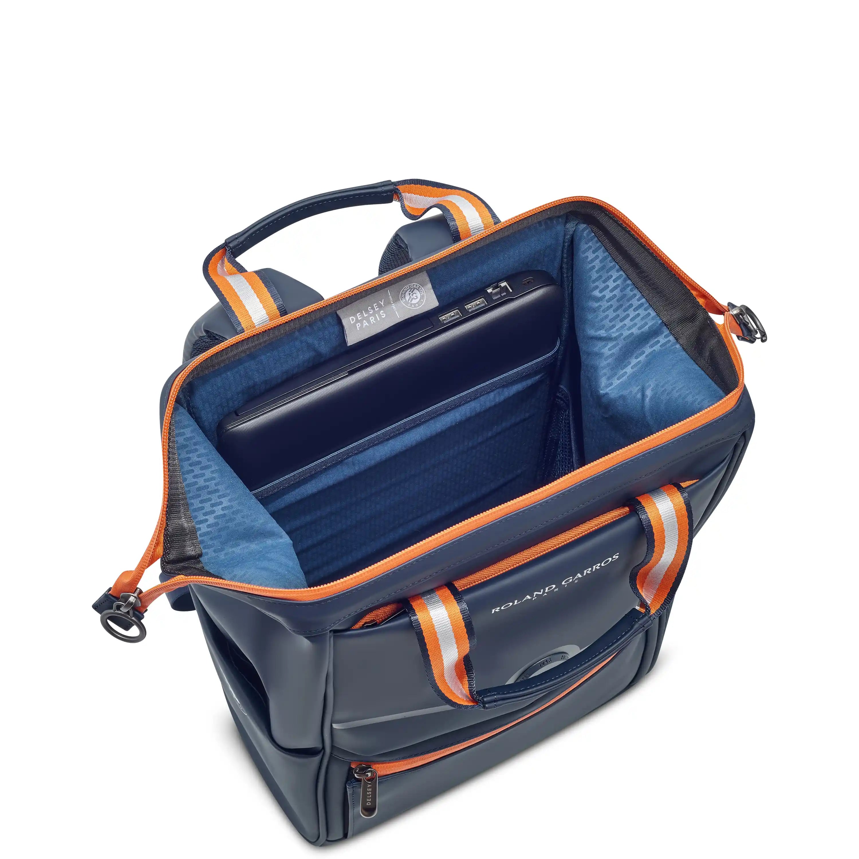 TURENNE SOFT| Sac à Dos Ordinateur 14 Pouces - Edition Roland Garros BLEU