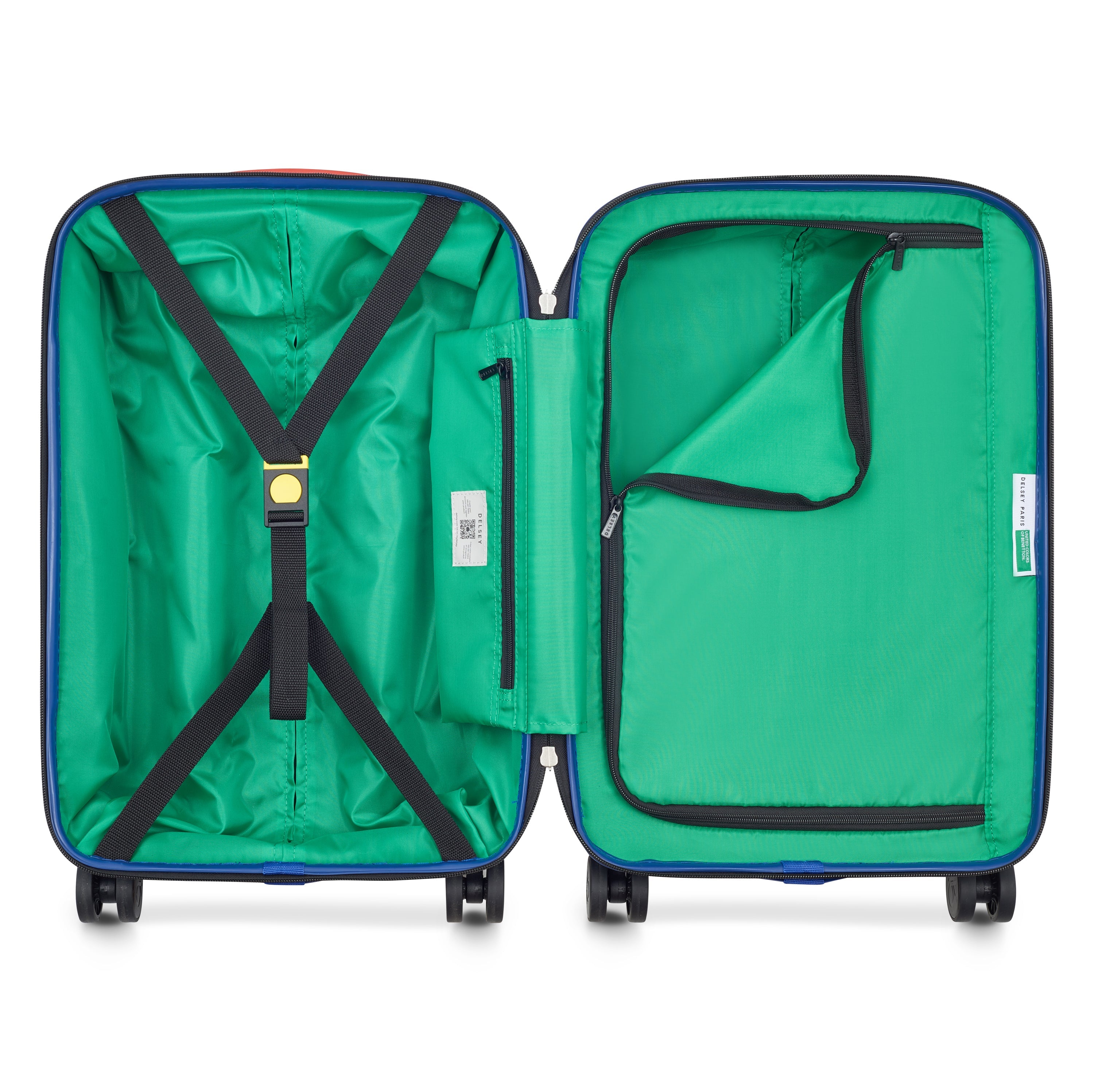 UNITED| Valise Cabine 55 CM BLANC