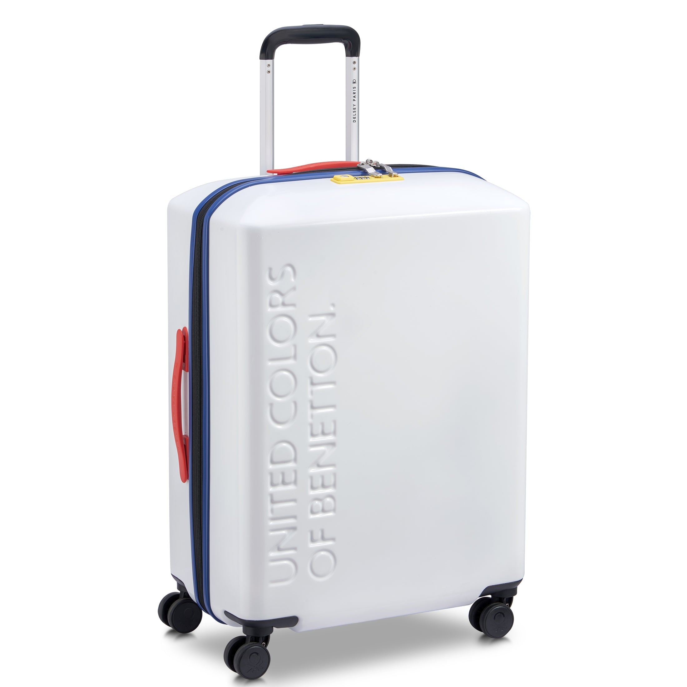 UNITED | 26-Inch Check-In Suitcase, White