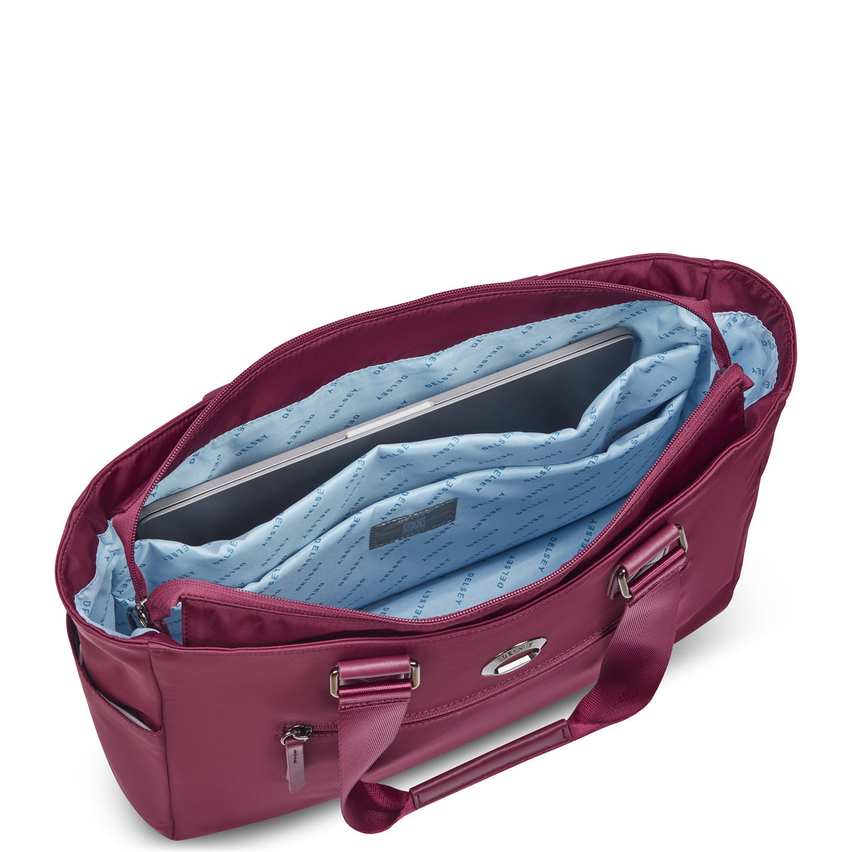 VICTOIRE | 18-inch Tote Bag, Burgundy