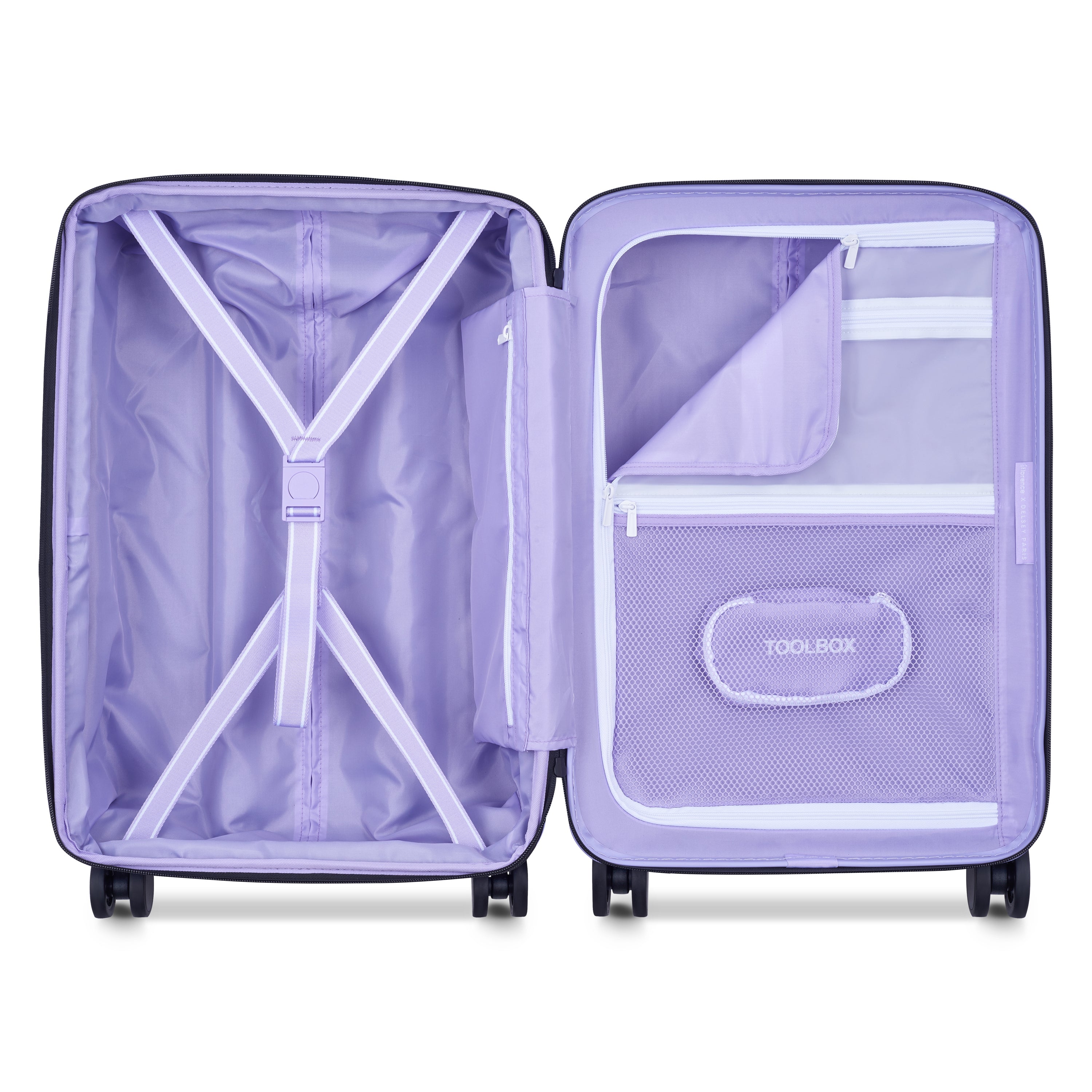 SPIN ME AWAY | 23-Inch Carry-On Suitcase, Lavender