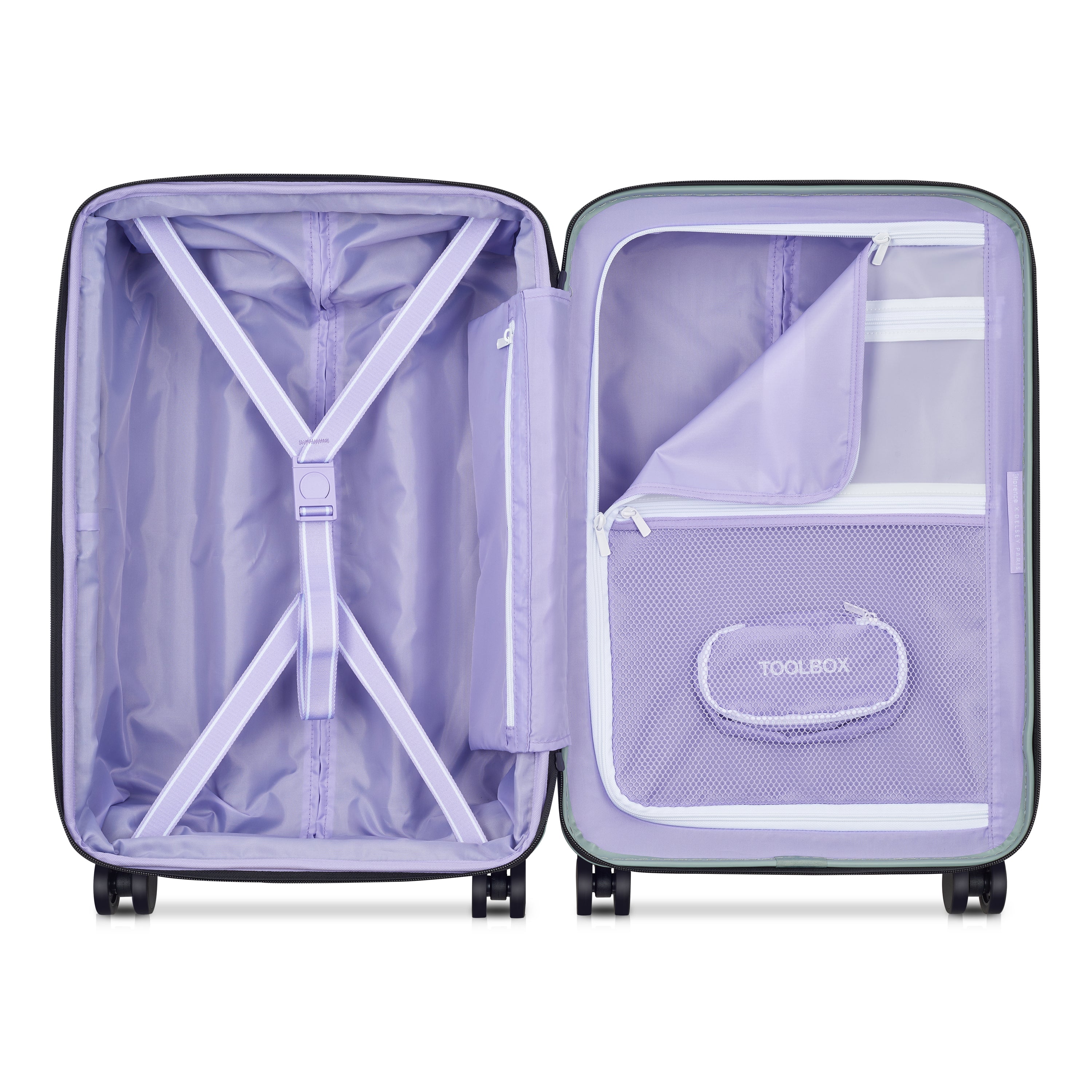 SPIN ME AWAY | 23-Inch Carry-On Suitcase, Sage green