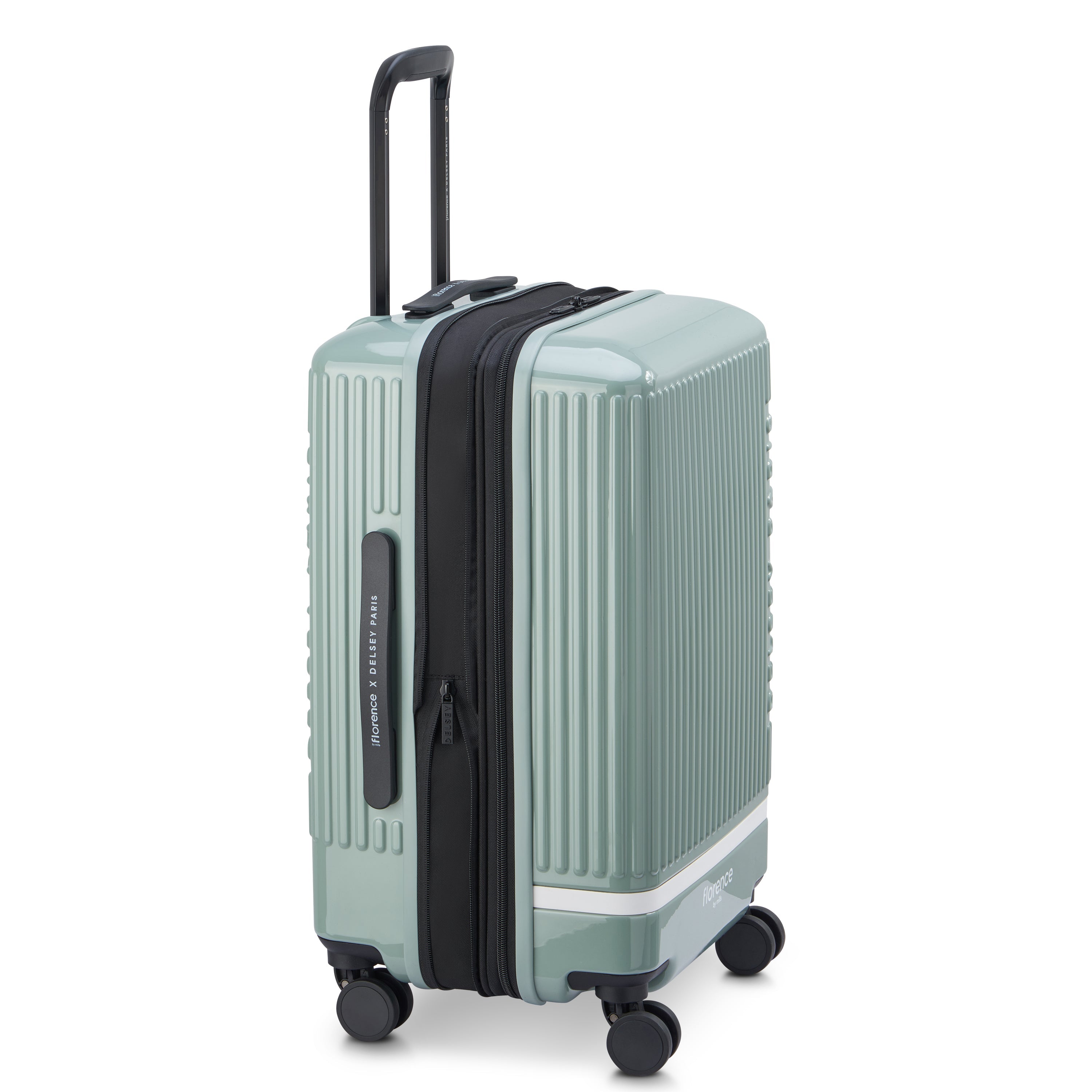 SPIN ME AWAY | 23-Inch Carry-On Suitcase, Sage green