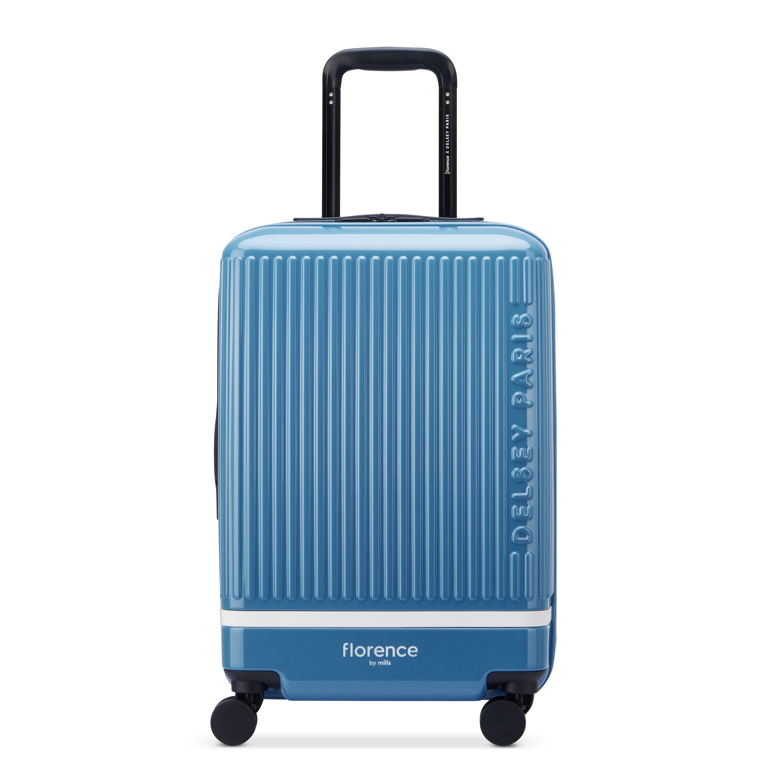 SPIN ME AWAY 23-Inch Carry-On Suitcase, Zinc blue