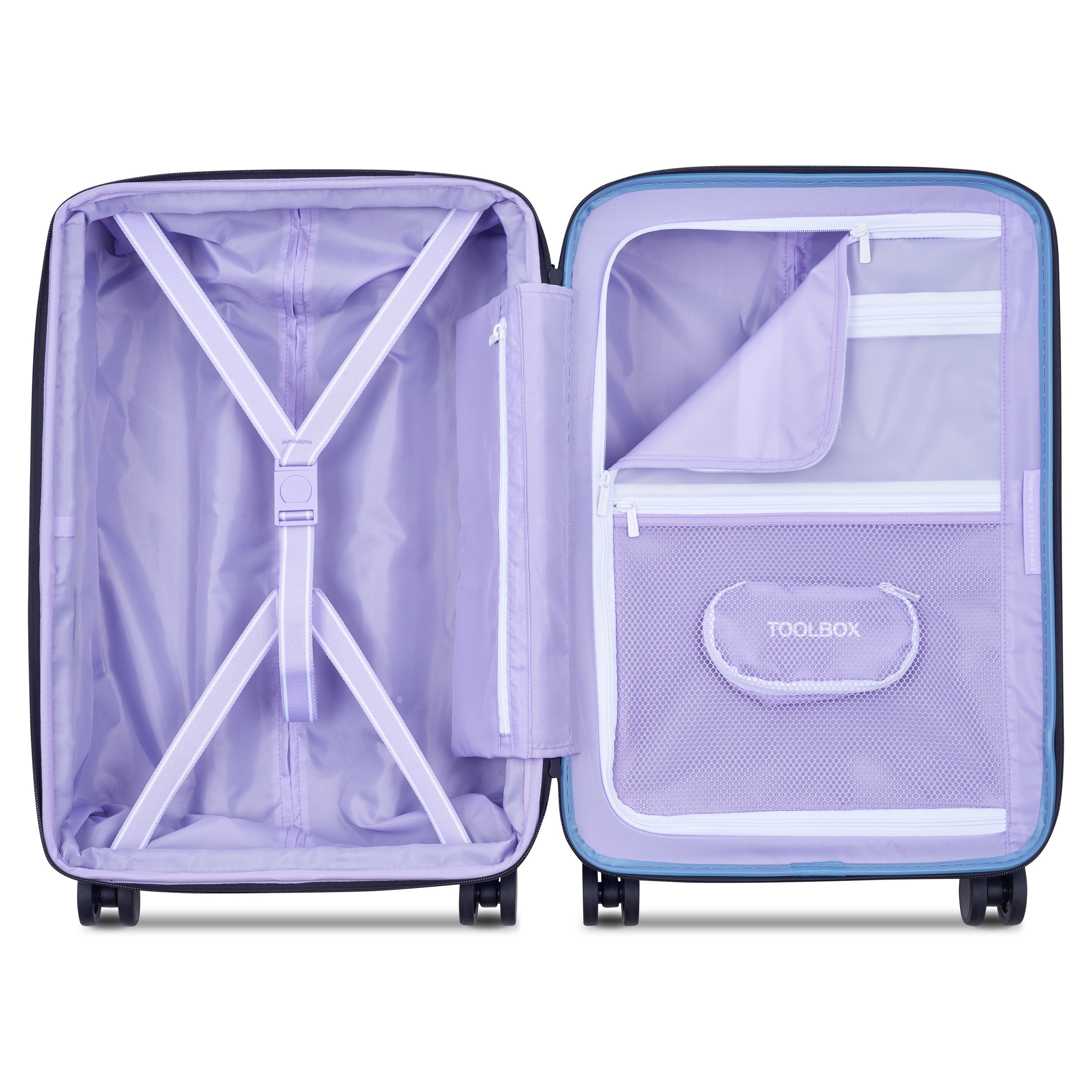 SPIN ME AWAY 23-Inch Carry-On Suitcase, Zinc blue