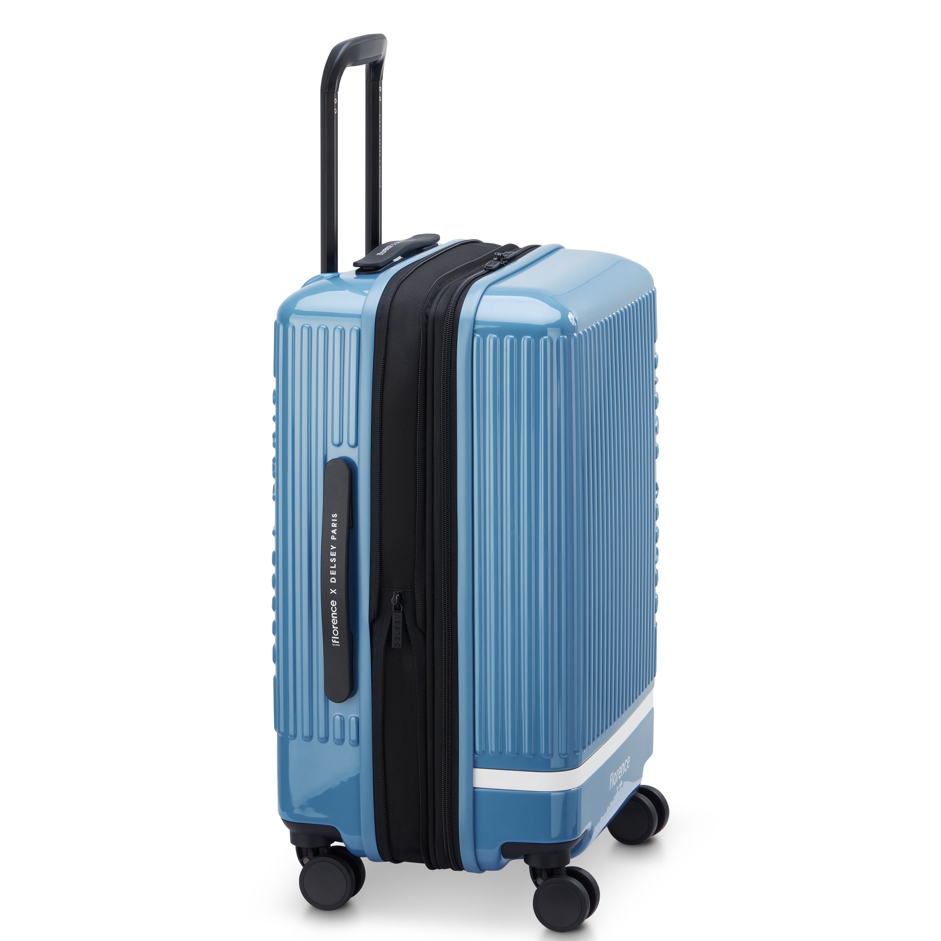 SPIN ME AWAY 23-Inch Carry-On Suitcase, Zinc blue