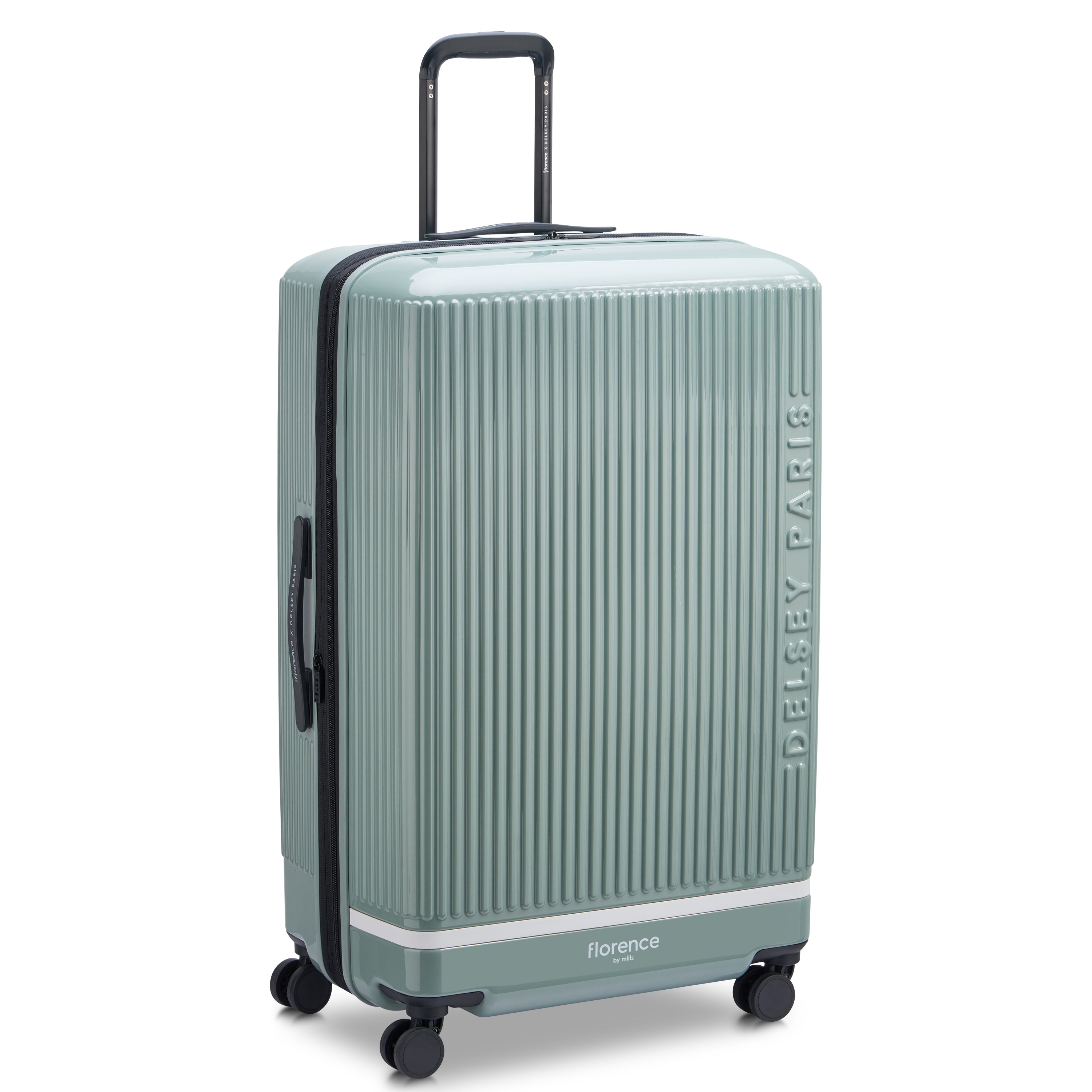 SPIN ME AWAY 31-Inch Check-In Suitcase, Sage green