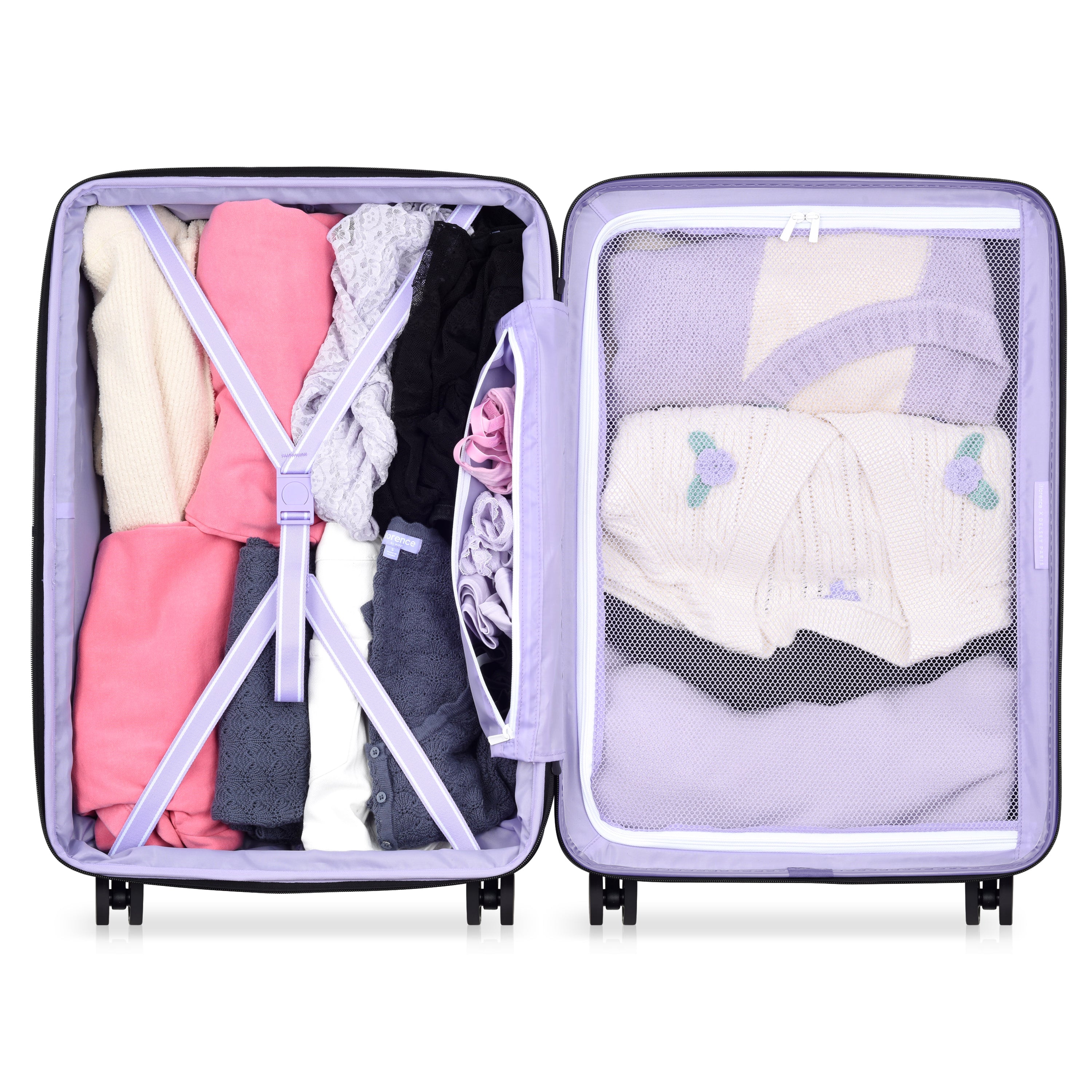 CATCH FLIGHTS Valise Soute 68 CM LAVANDE