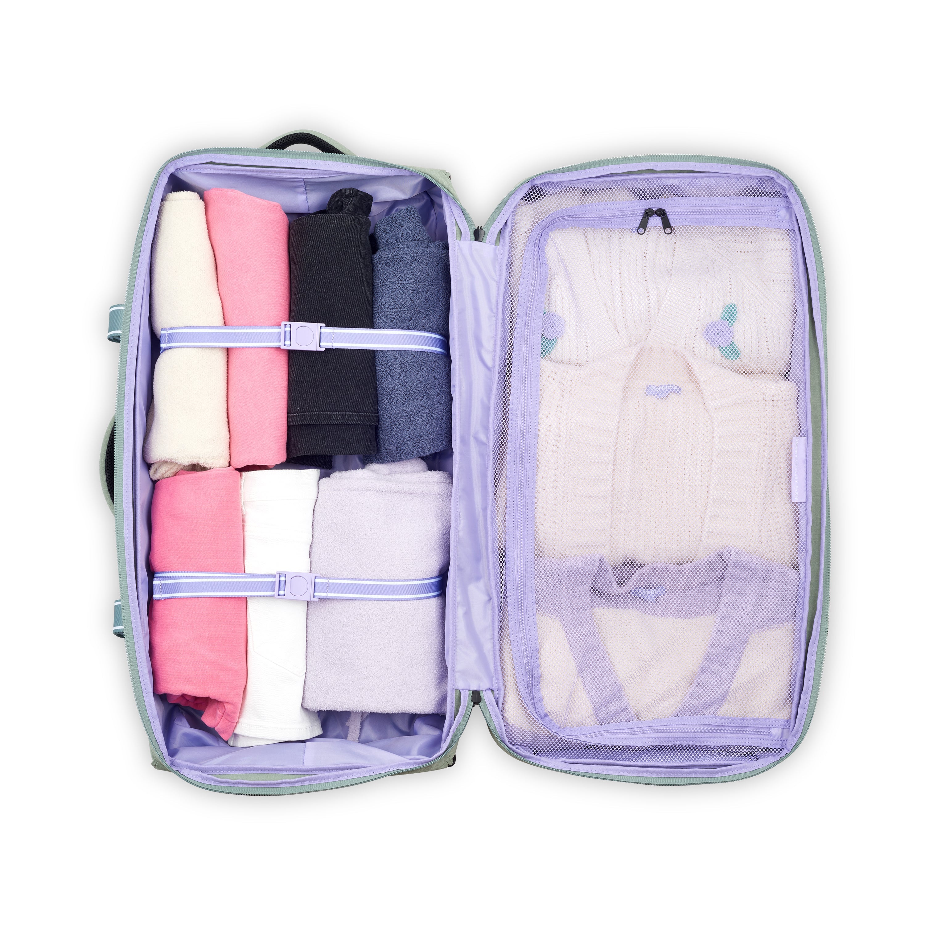 ON A ROLL Sac de Voyage 2 roues 71 CM VERT SAUGE